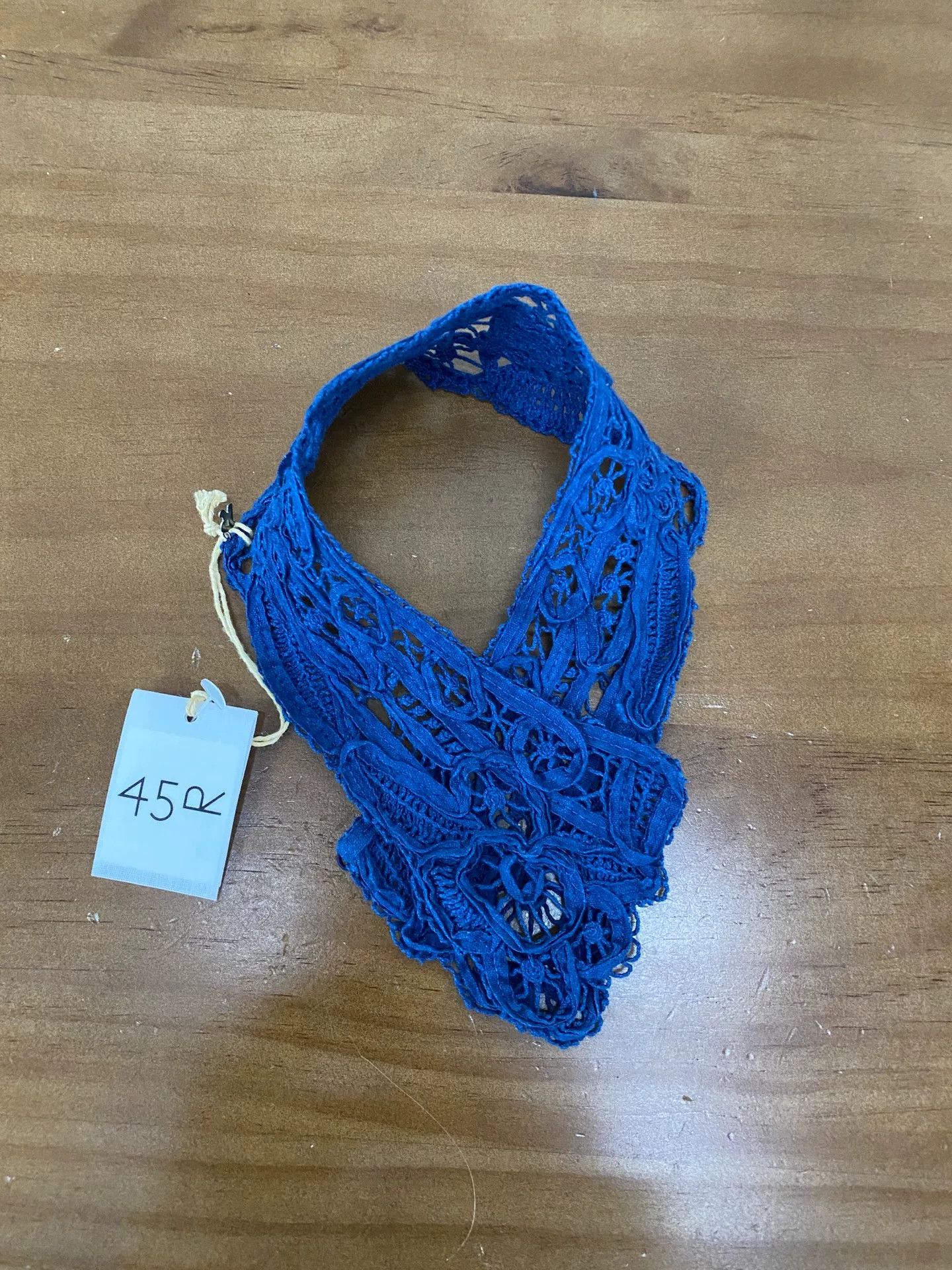45rpm 45R Indigo Lace Crochet Scarf Size ONE SIZE - 2 Thumbnail