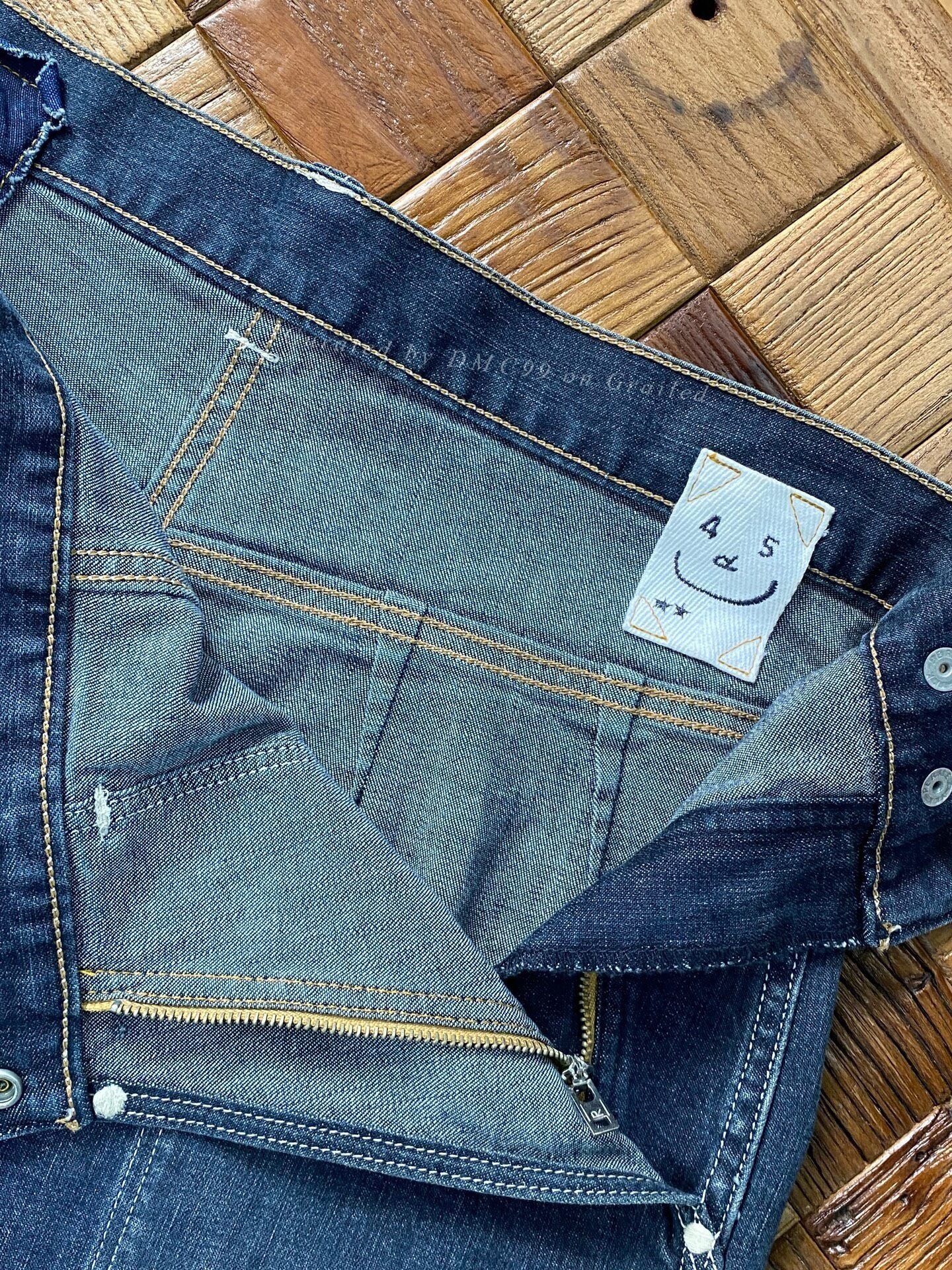 45rpm 45R Dark Blue Casual Jeans Size 22" - 3 Thumbnail