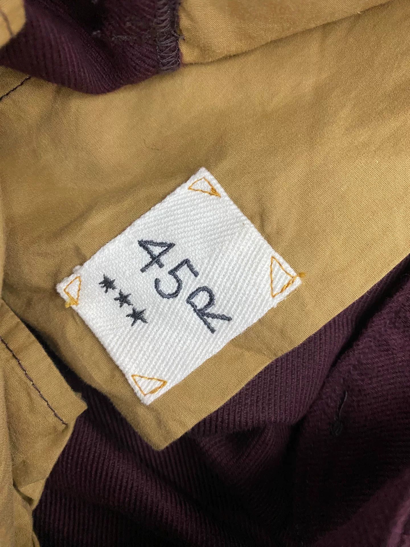 45rpm 45R Purple Zip Straight-Leg Pants Size US 34 / EU 50 - 7 Thumbnail