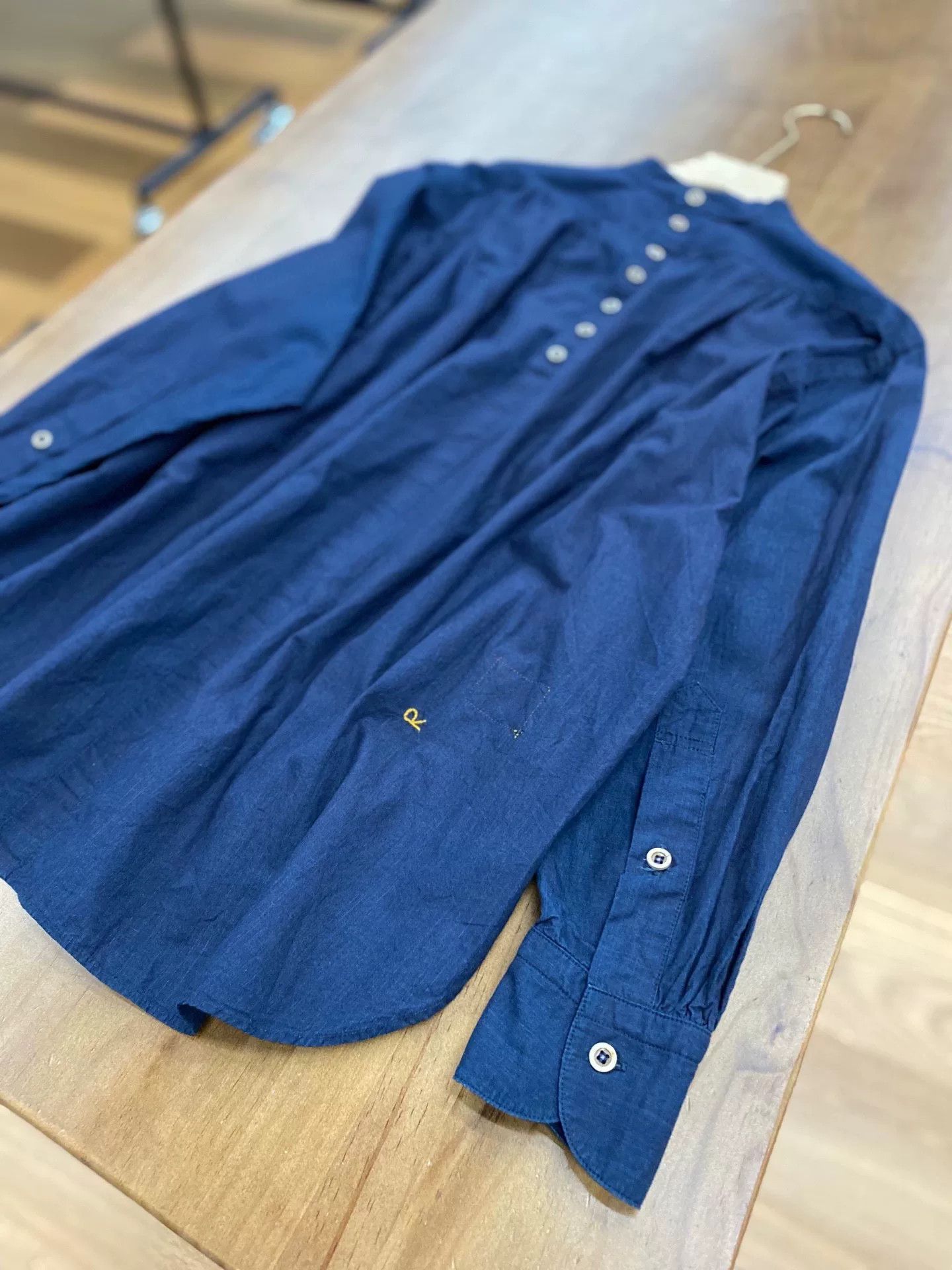 45rpm 45R Indigo Bow Shirt Size M / US 6-8 / IT 42-44 - 5 Thumbnail
