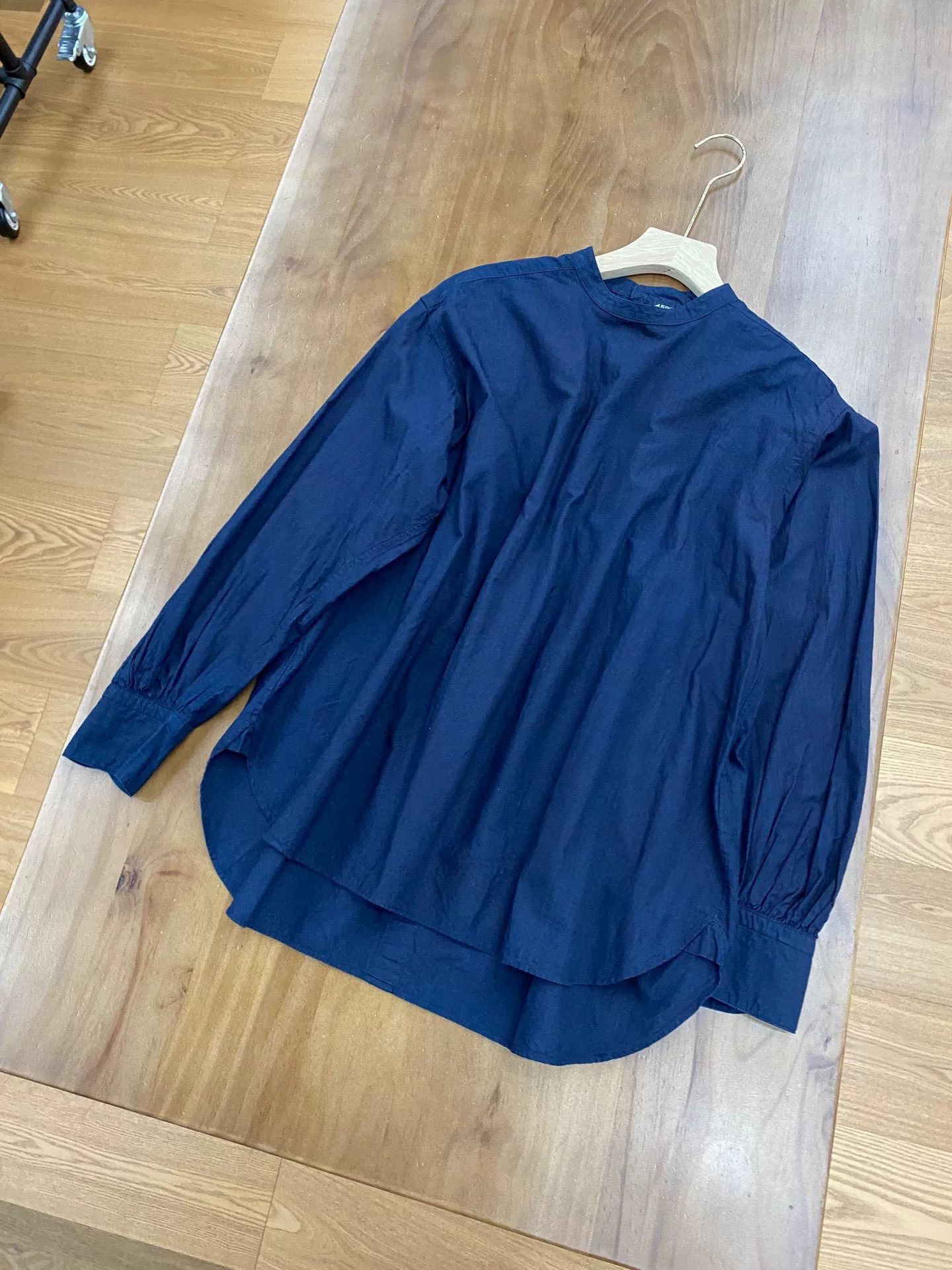 45rpm 45R Indigo Bow Shirt Size M / US 6-8 / IT 42-44 - 2 Thumbnail