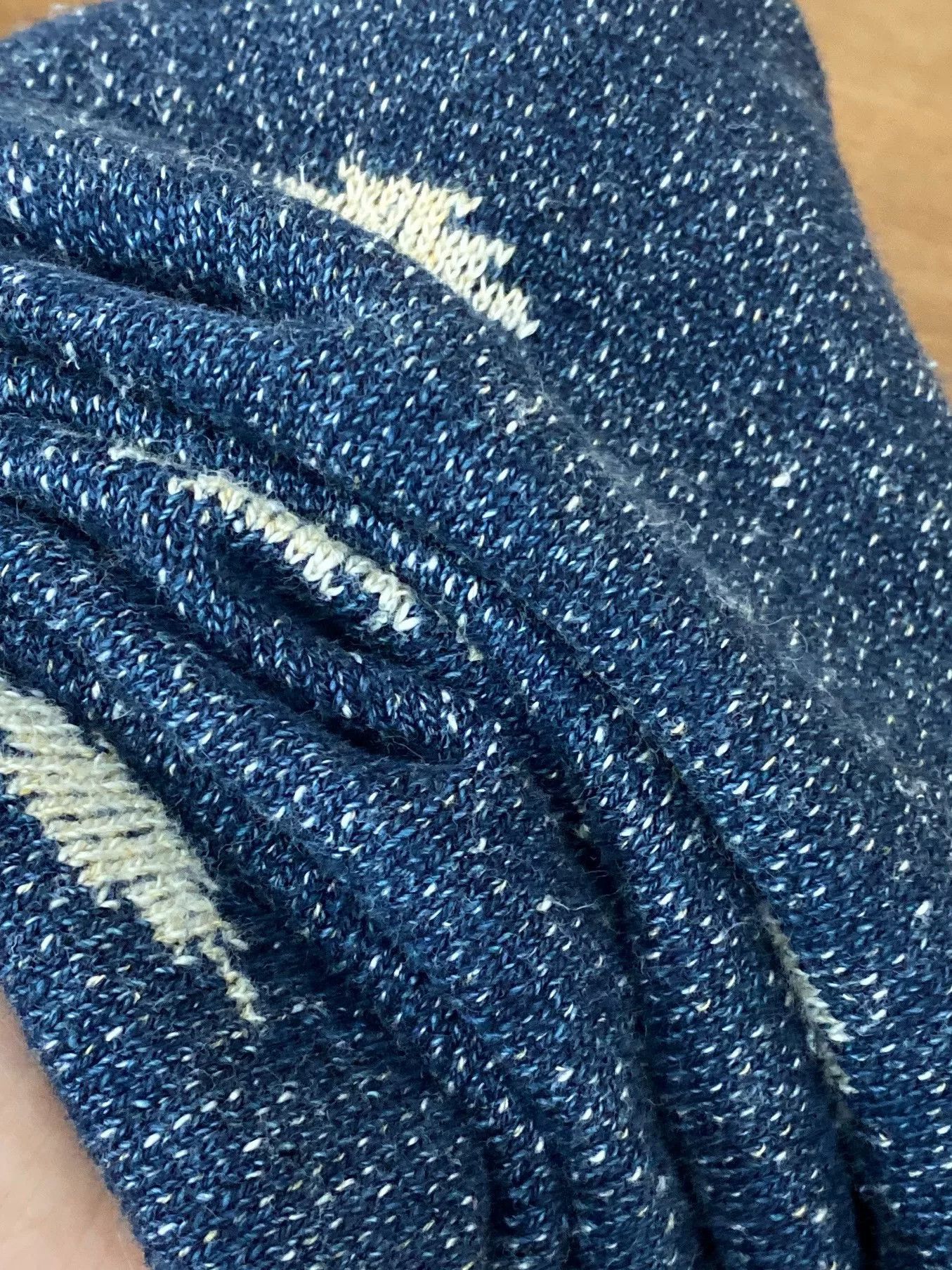45rpm 45R Indigo Dyed Rolled Edge Knit Size M / US 6-8 / IT 42-44 - 6 Thumbnail
