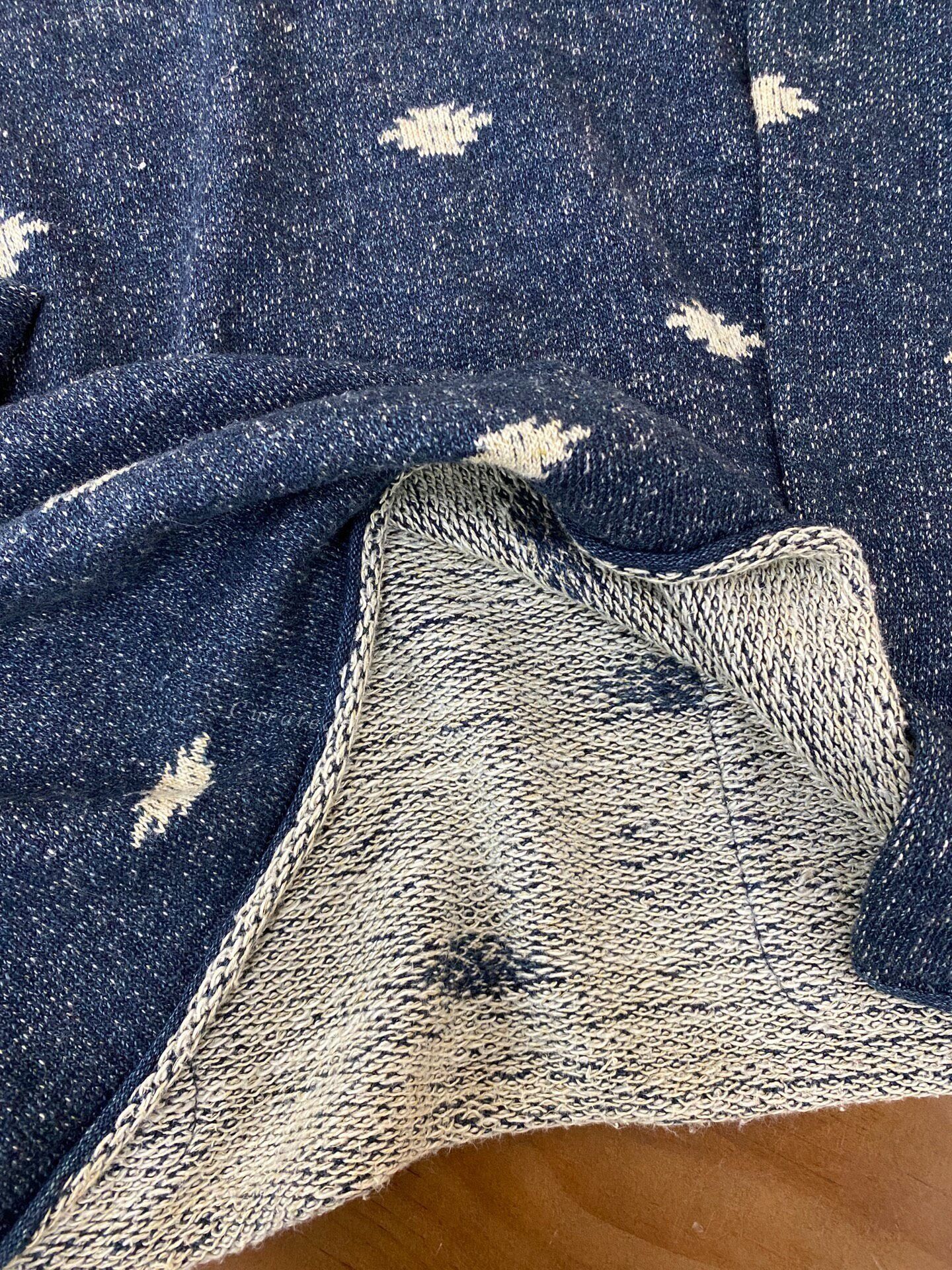 45rpm 45R Indigo Dyed Rolled Edge Knit Size M / US 6-8 / IT 42-44 - 4 Thumbnail