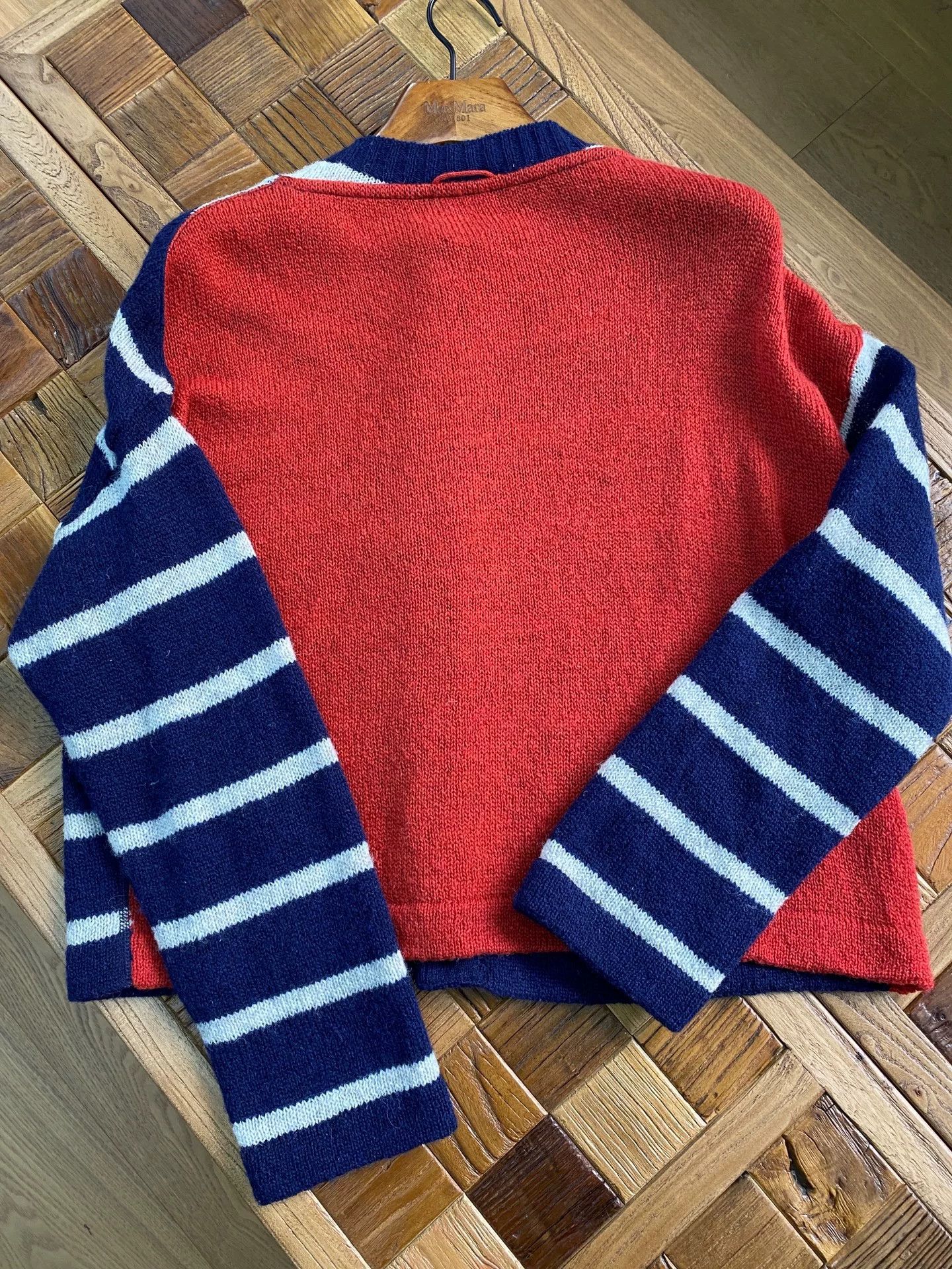 45rpm 45R Unisex Striped Reversible Knit Cardigan Size US L / EU 52-54 / 3 - 2 Thumbnail
