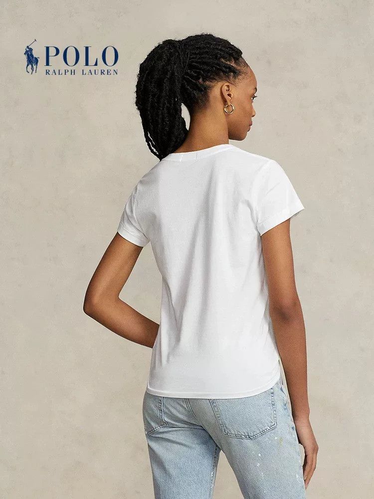 Ralph Lauren Ralph Lauren Classic V-Neck Cotton T-Shirt Size L / US 10 / IT 46 - 8 Thumbnail