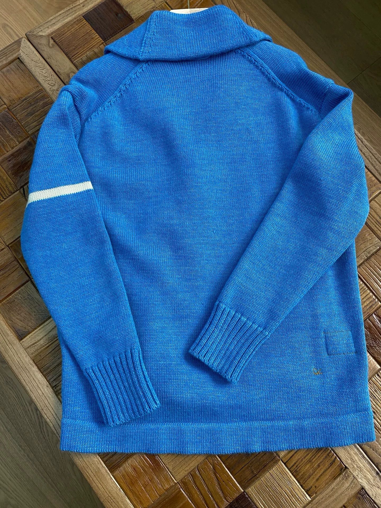 45rpm 45R Blue Wool Cardigan Size M / US 6-8 / IT 42-44 - 2 Thumbnail