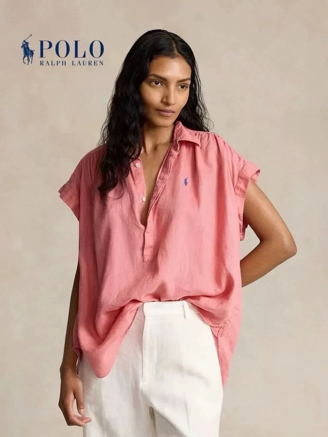 Ralph Lauren Ralph Lauren Pink Sleeveless Shirt Size M / US 6-8 / IT 42-44 - 7 Thumbnail