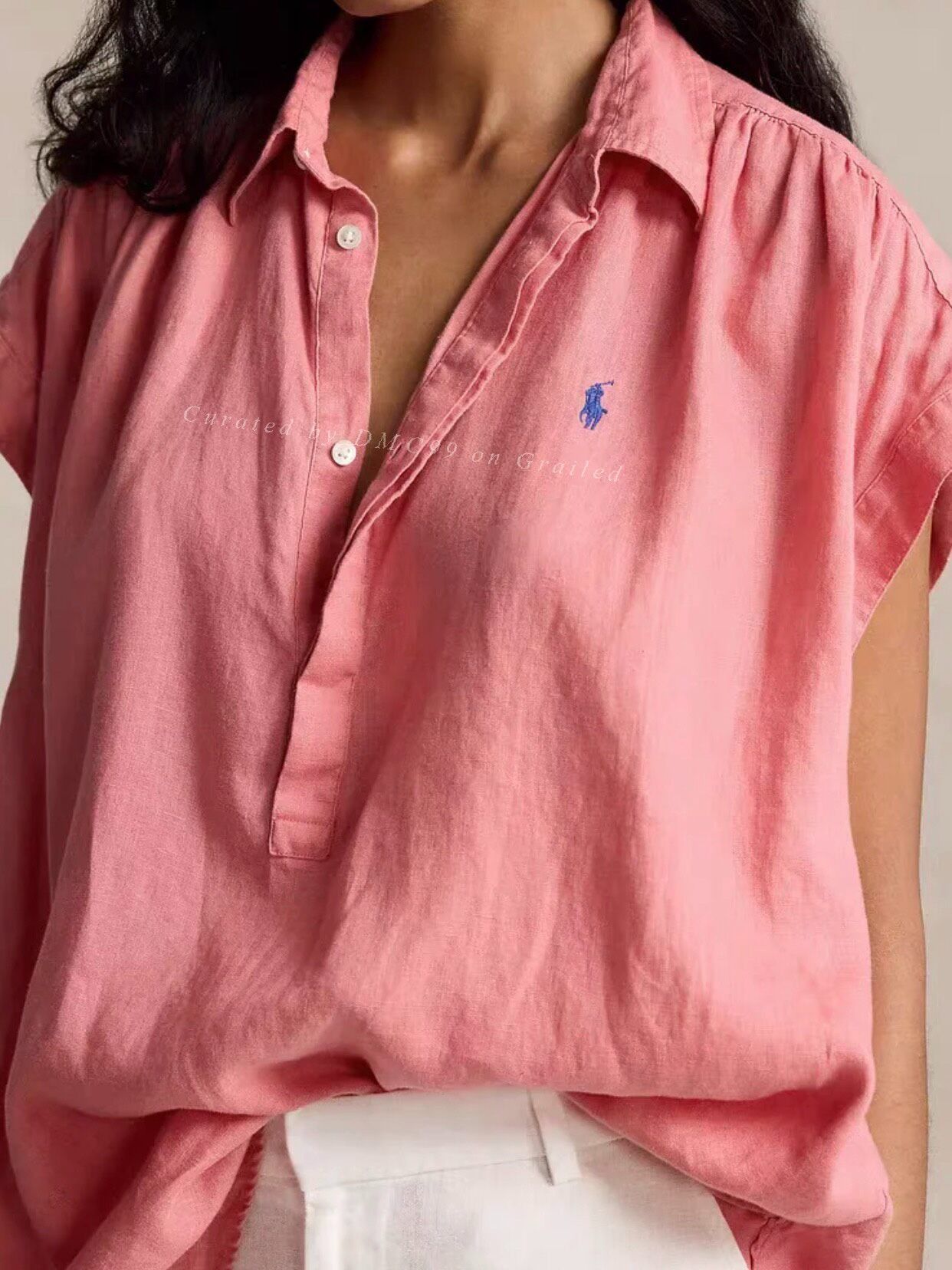 Ralph Lauren Ralph Lauren Pink Sleeveless Shirt Size M / US 6-8 / IT 42-44 - 8 Thumbnail