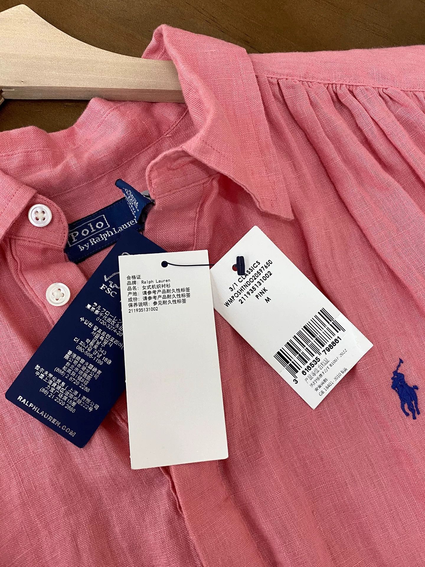 Ralph Lauren Ralph Lauren Pink Sleeveless Shirt Size M / US 6-8 / IT 42-44 - 3 Thumbnail