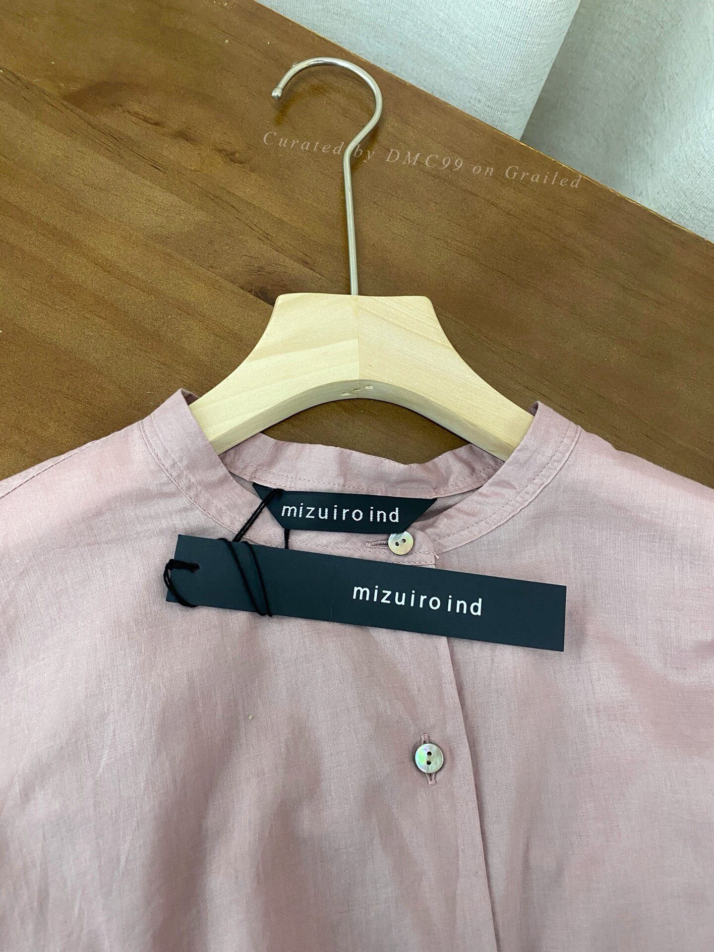 Indigo mizuiro ind Light Pink Shirt Size M / US 6-8 / IT 42-44 - 2 Thumbnail