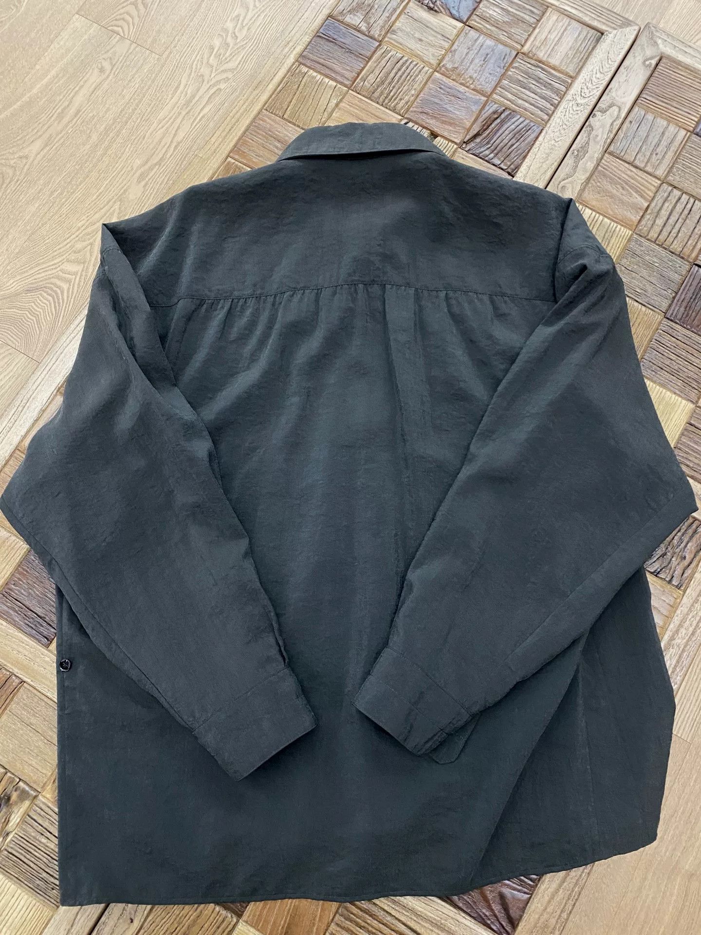 Lemaire Lemaire Asymmetric Collar Yarn Shirt Size US M / EU 48-50 / 2 - 2 Thumbnail