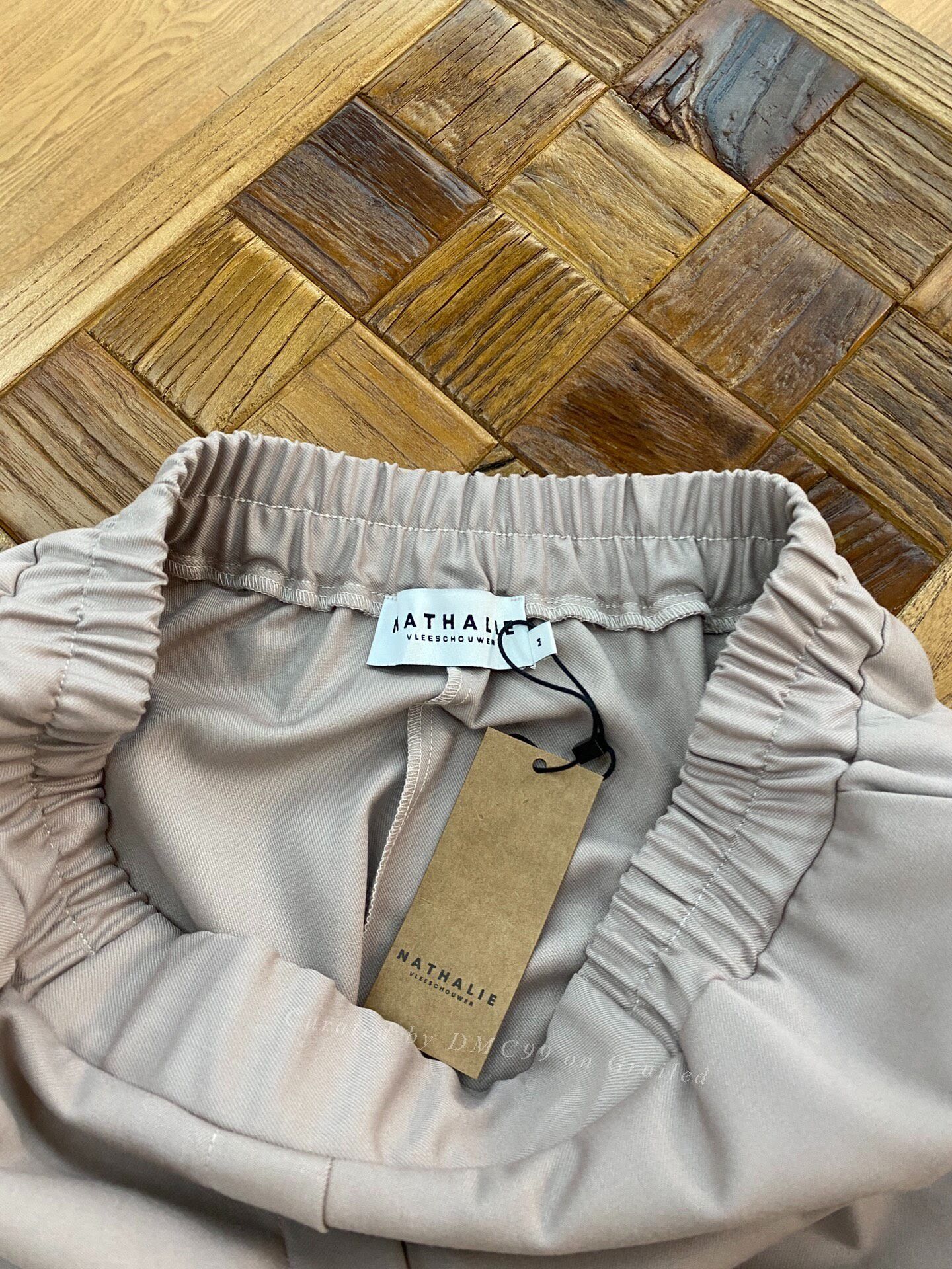 Celine Cinnamon Solid Elastic Waist Jogger Pants Size 32" / US 10 / IT 46 - 3 Thumbnail