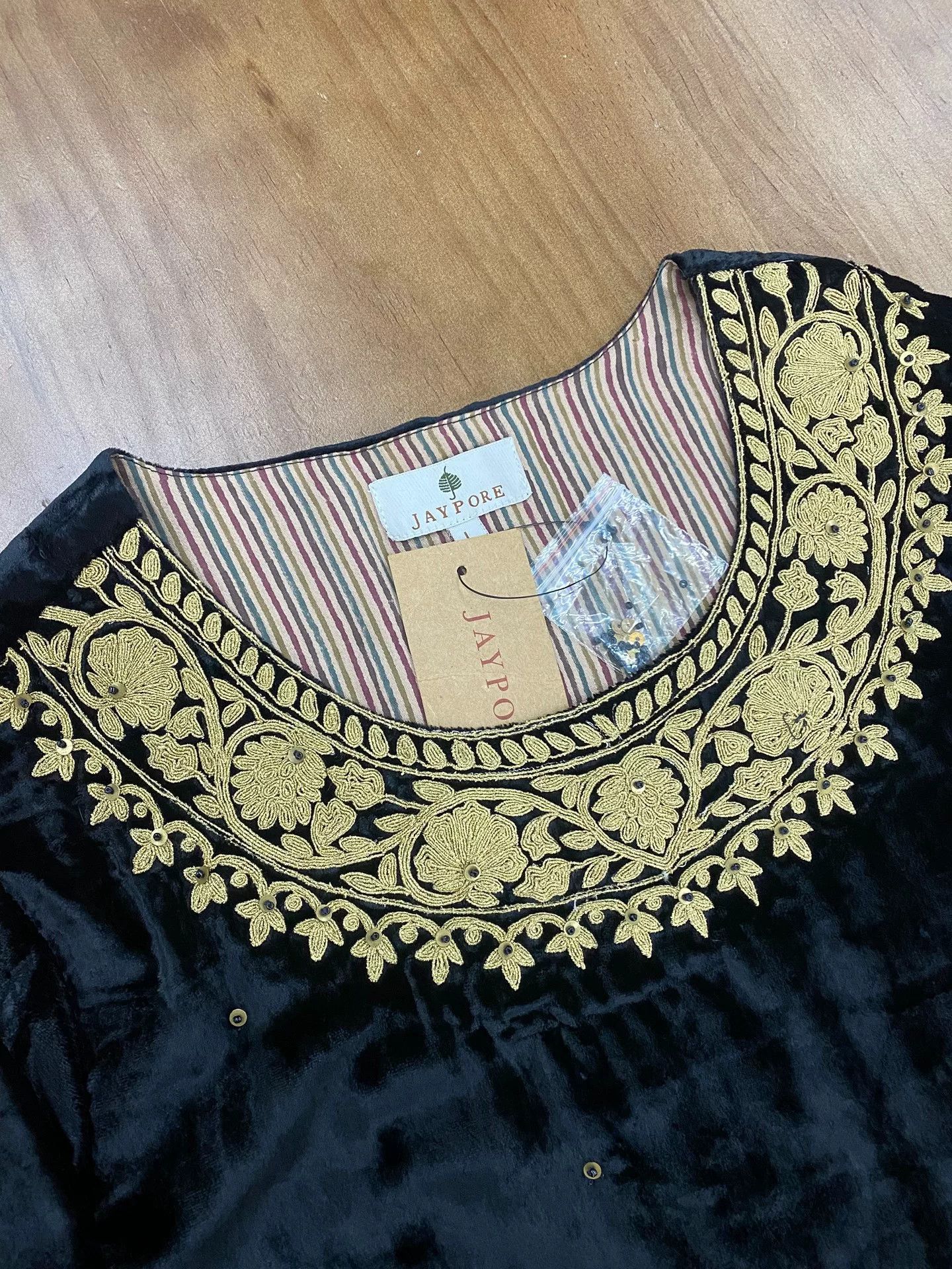 Other Jaypore Ladylike Corduroy Dress Size L / US 10 / IT 46 - 4 Thumbnail