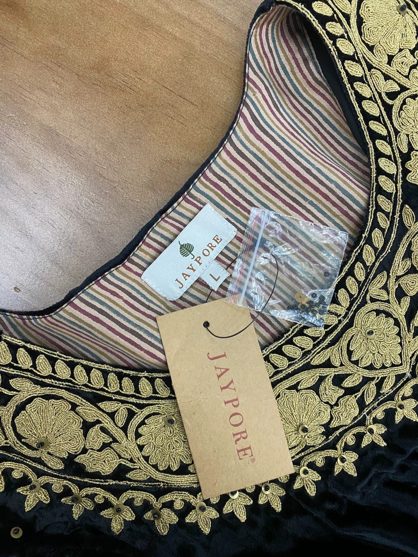 Other Jaypore Ladylike Corduroy Dress Size L / US 10 / IT 46 - 5 Thumbnail