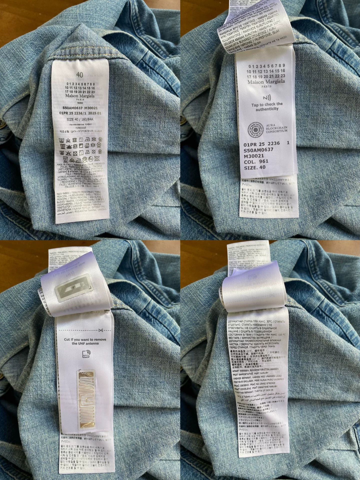 Maison Margiela MAISON MARGIELA Denim Jacket Size S / US 4 / IT 40 - 7 Thumbnail