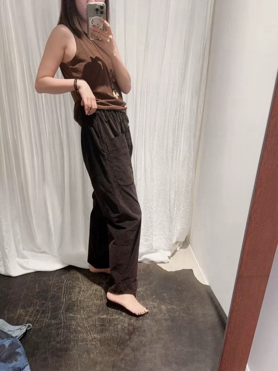 Daniela Gregis Danniela Cotton Casual Straight-Leg Pants Size 36" / US 14 / IT 50 - 8 Thumbnail