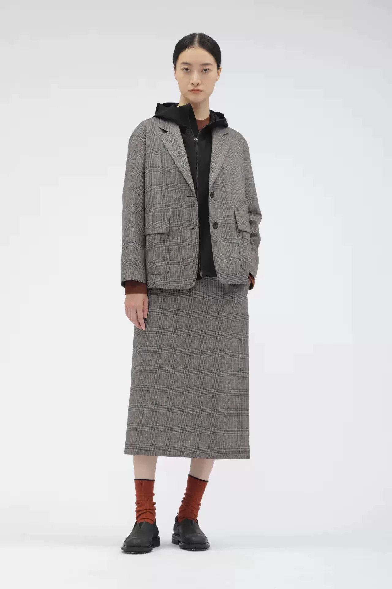 MHI MHL Wool Plaid Blazer Size US L / EU 52-54 / 3 - 8 Thumbnail