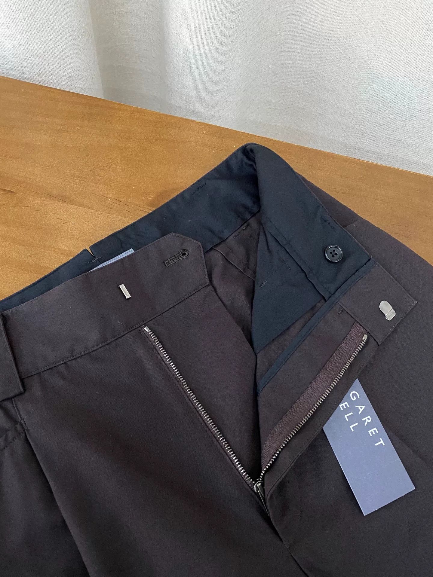 MHI MHL Japanese Casual Straight-Leg Pants Size 29" - 3 Thumbnail