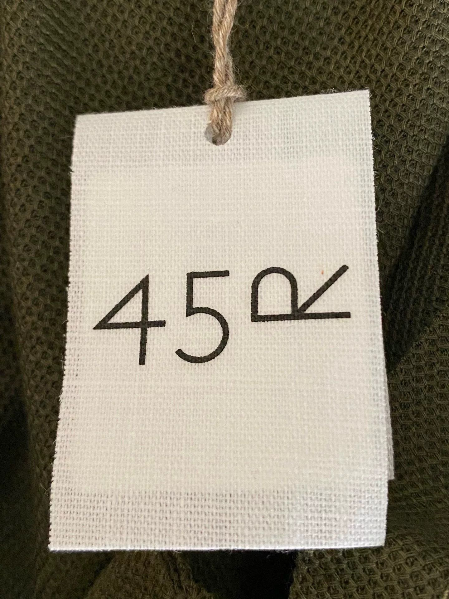 45rpm 45R Army Green Pique Cotton Long-Sleeve Size US M / EU 48-50 / 2 - 7 Thumbnail