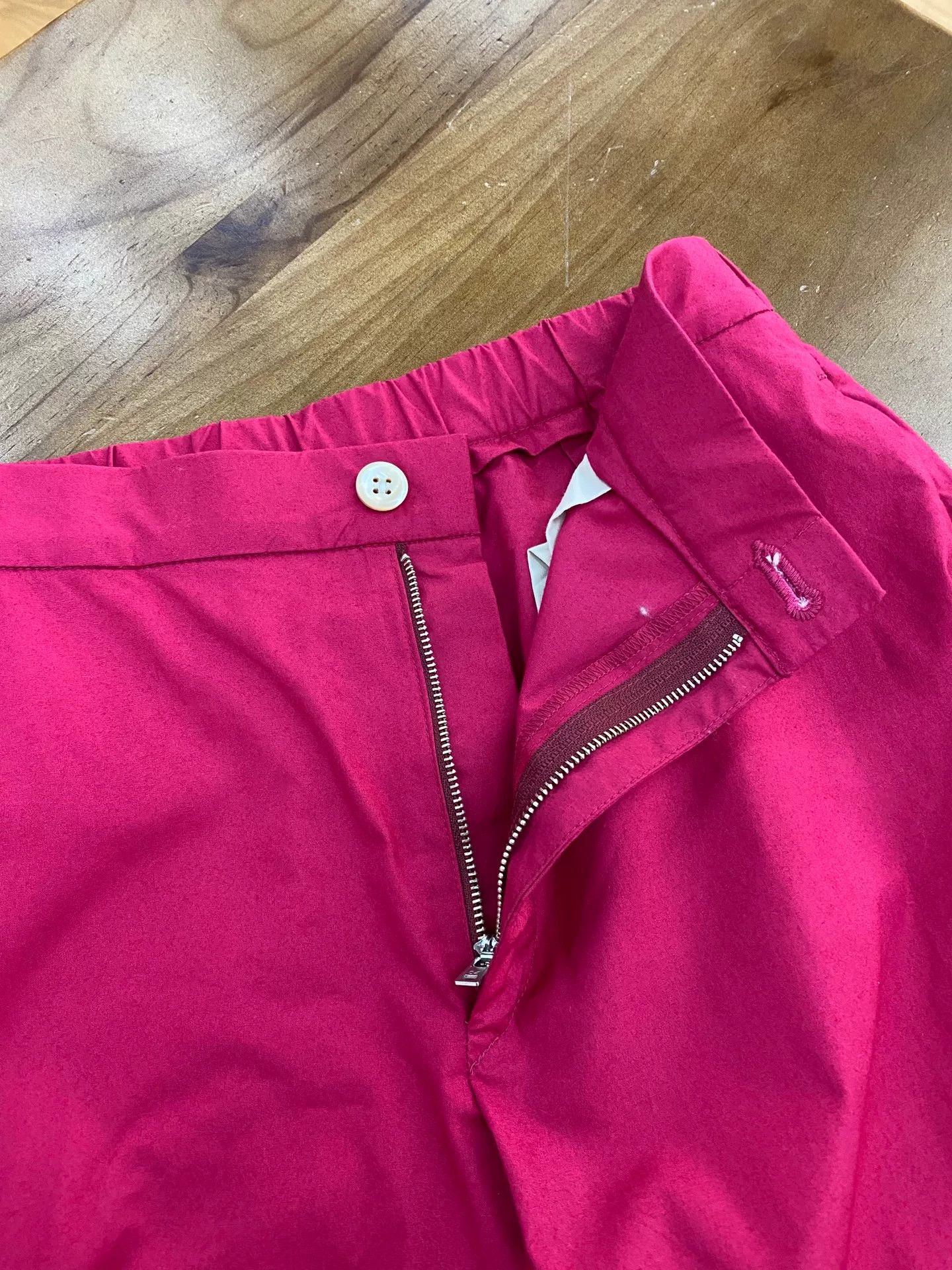 45rpm 45R Pink Elastic Pants Size 36" / US 14 / IT 50 - 3 Thumbnail