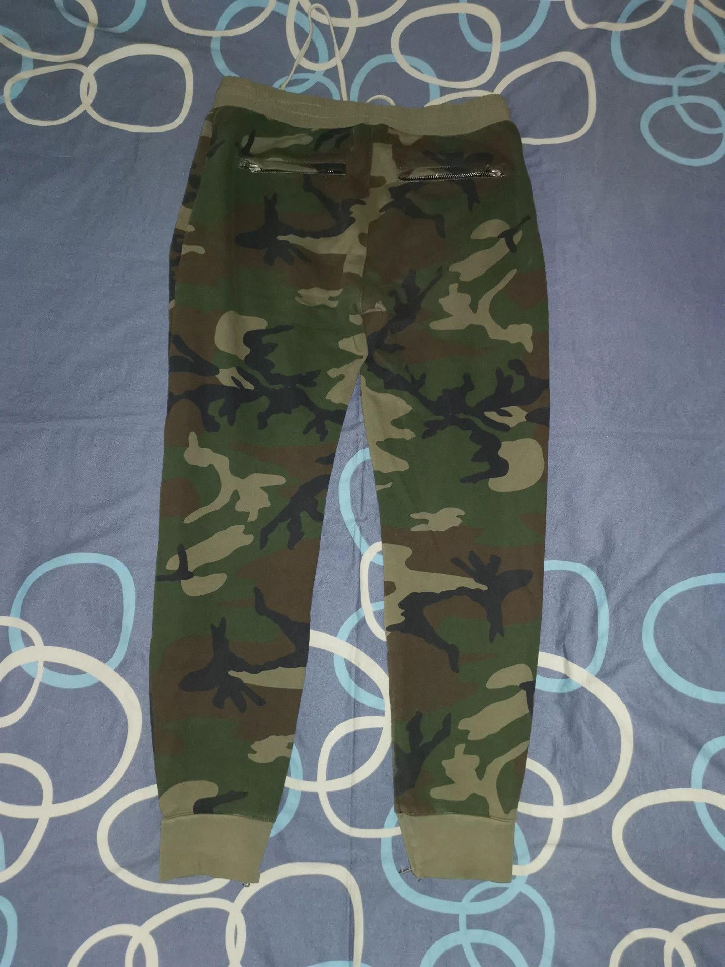 Fear of God Fog Camouflage Zipper Sweatpants Size US 32 / EU 48 - 3 Thumbnail