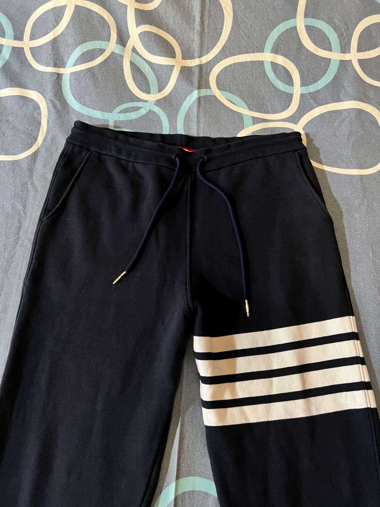 Thom Browne Thom Browne Four-Stripe Casual Sweatpants Size US 34 / EU 50 - 2 Thumbnail