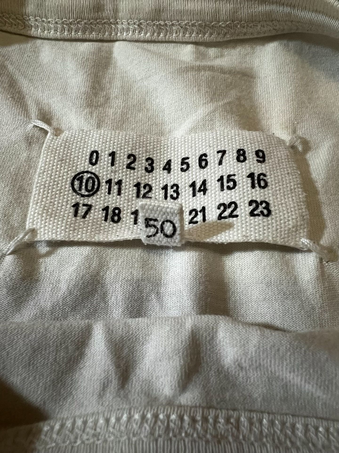 Maison Margiela Maison Margiela Reverse-Embroidered Slogan T-shirt Size US M / EU 48-50 / 2 - 5 Thumbnail