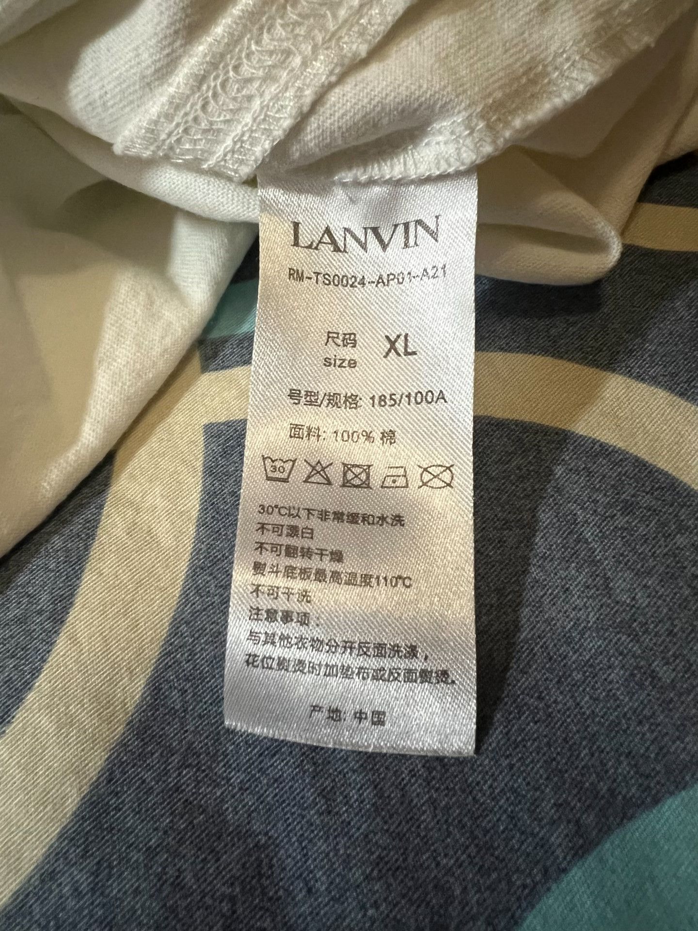 Lanvin Lanvin Poem Series Angel Graffiti T-Shirt Size US XL / EU 56 / 4 - 6 Thumbnail