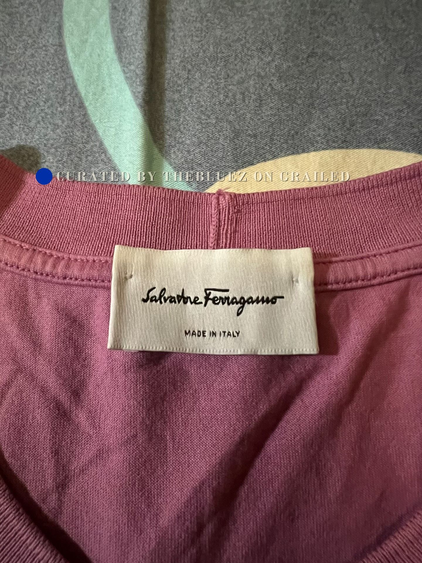 Salvatore Ferragamo Ferragamo Logo Embroidered Short-Sleeve T-Shirt Size US XXL / EU 58 / 5 - 5 Thumbnail