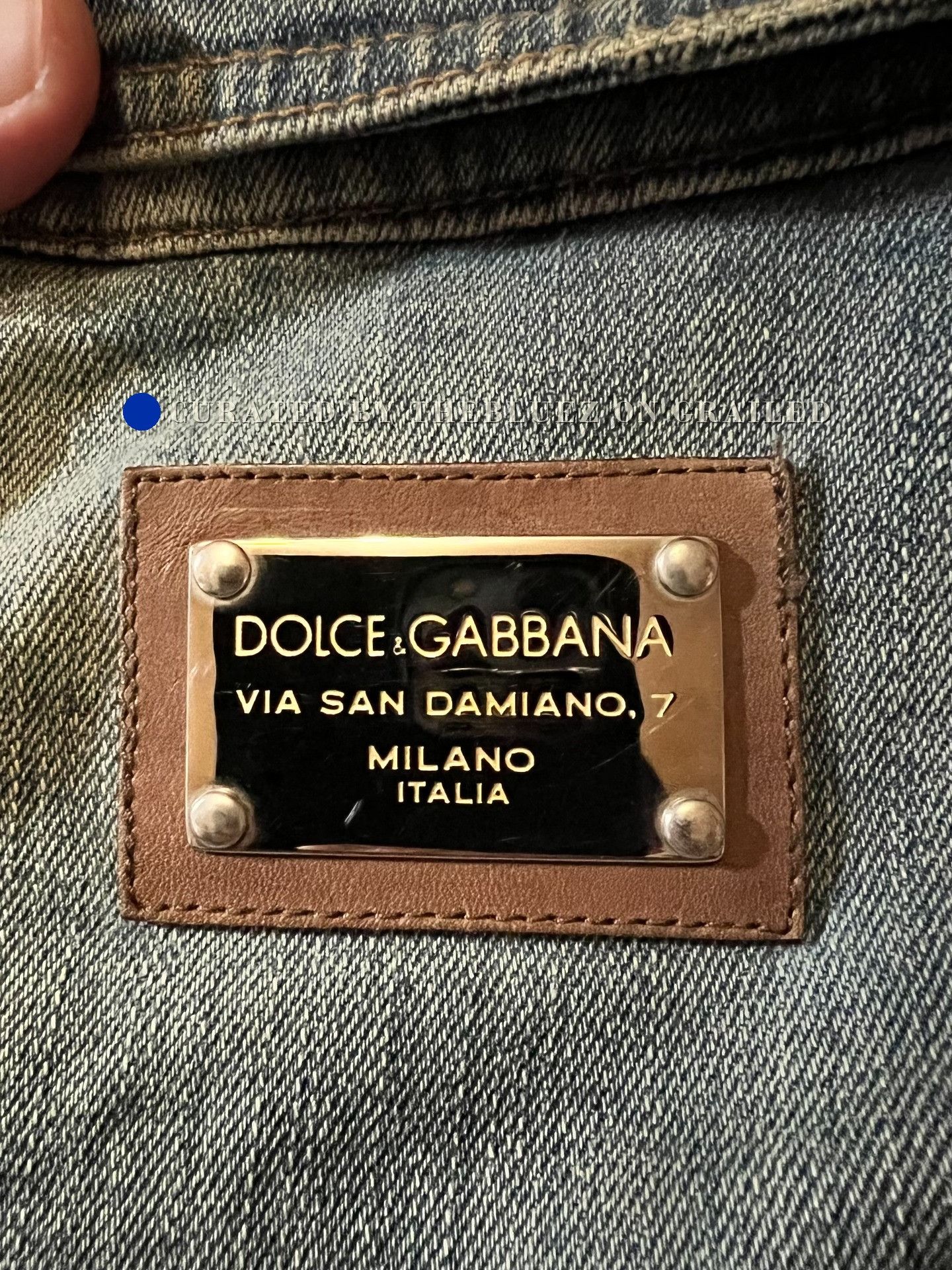 Dolce & Gabbana Dolce & Gabbana Classic Metal Logo Denim Jacket Size US L / EU 52-54 / 3 - 5 Thumbnail