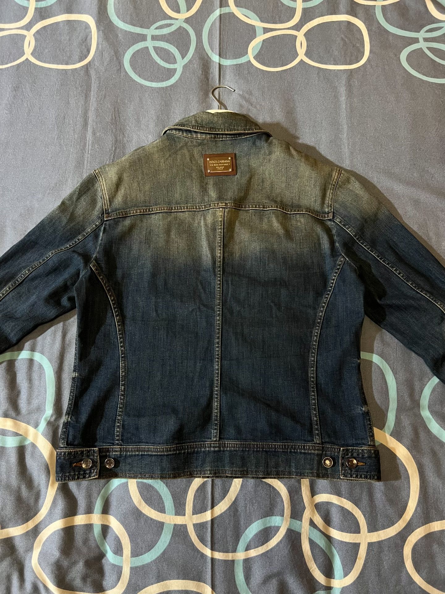 Dolce & Gabbana Dolce & Gabbana Classic Metal Logo Denim Jacket Size US L / EU 52-54 / 3 - 3 Thumbnail