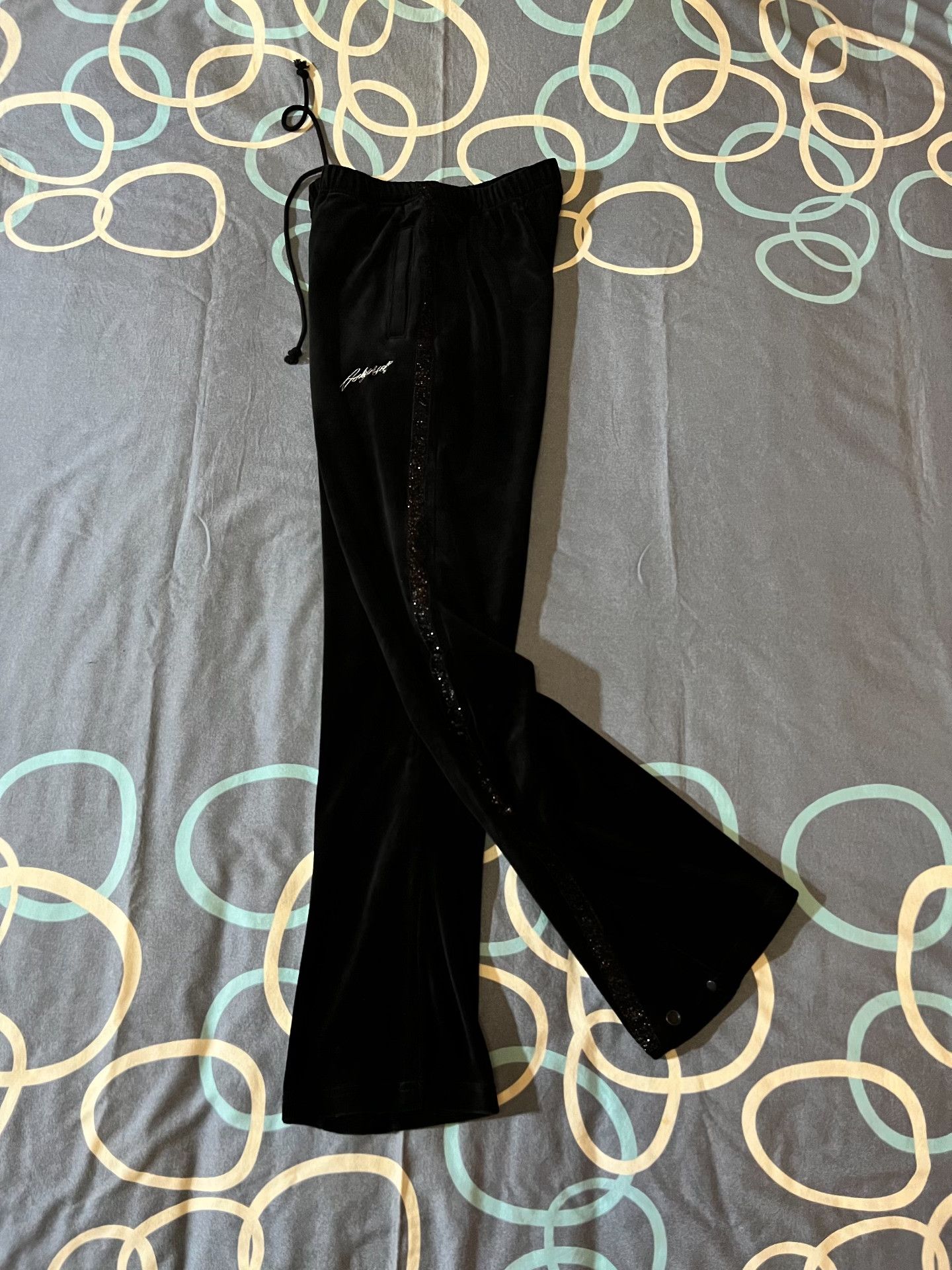 Askyurself Askyurself Velvet Sequin Side Casual Pants Size US 30 / EU 46 - 2 Thumbnail
