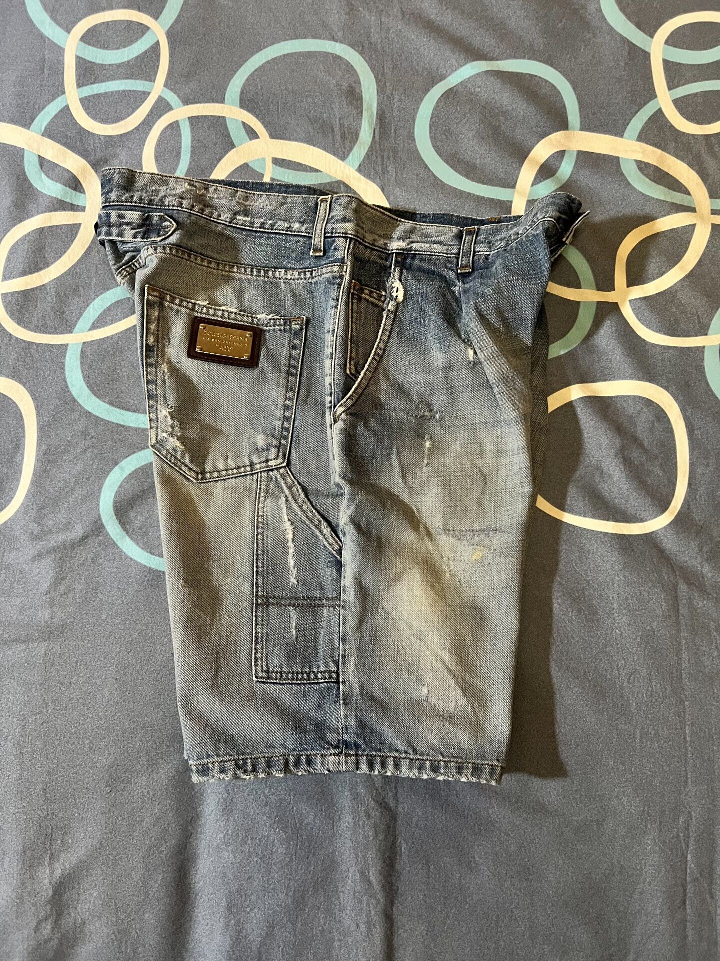 Dolce & Gabbana Dolce & Gabbana Metal Logo Denim Pants Size US 34 / EU 50 - 3 Thumbnail