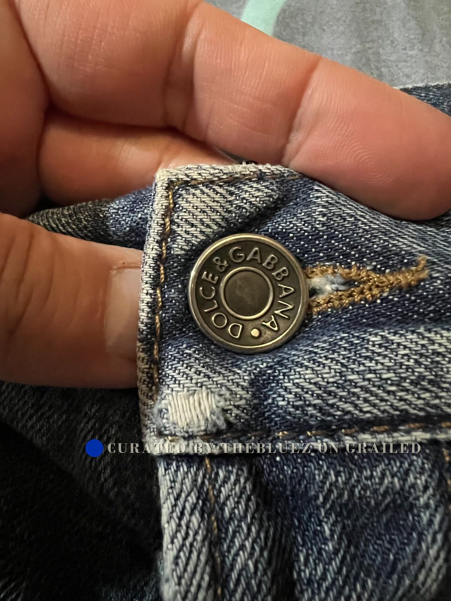 Dolce & Gabbana Dolce & Gabbana Metal Logo Denim Pants Size US 34 / EU 50 - 9 Thumbnail