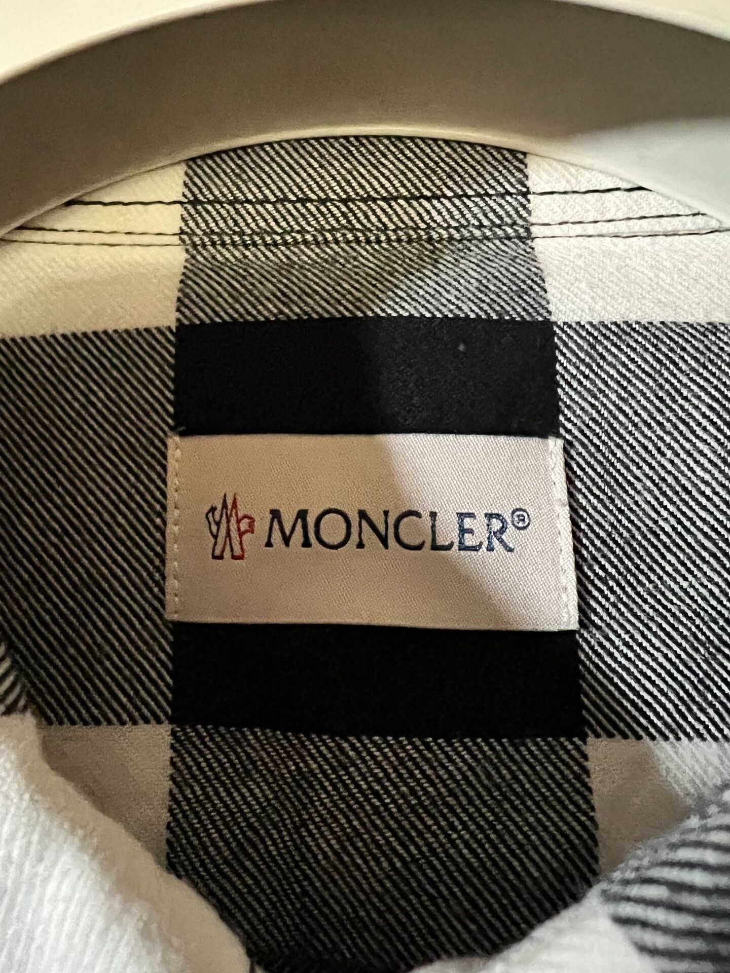 Moncler Moncler Classic Cotton Check Casual Shirt Size US XL / EU 56 / 4 - 5 Thumbnail