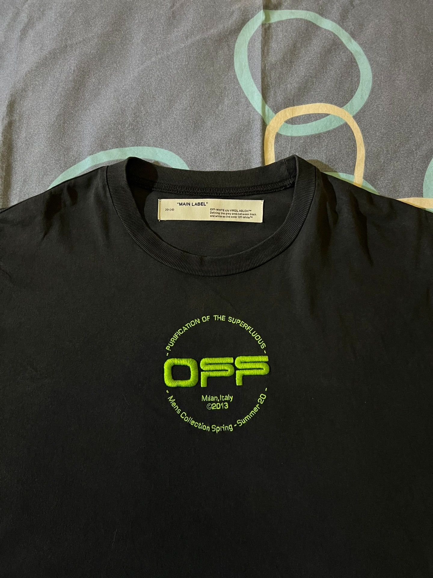 Off-White Off-White Classic Summon Hand Slogan T-Shirt Size US S / EU 44-46 / 1 - 3 Thumbnail