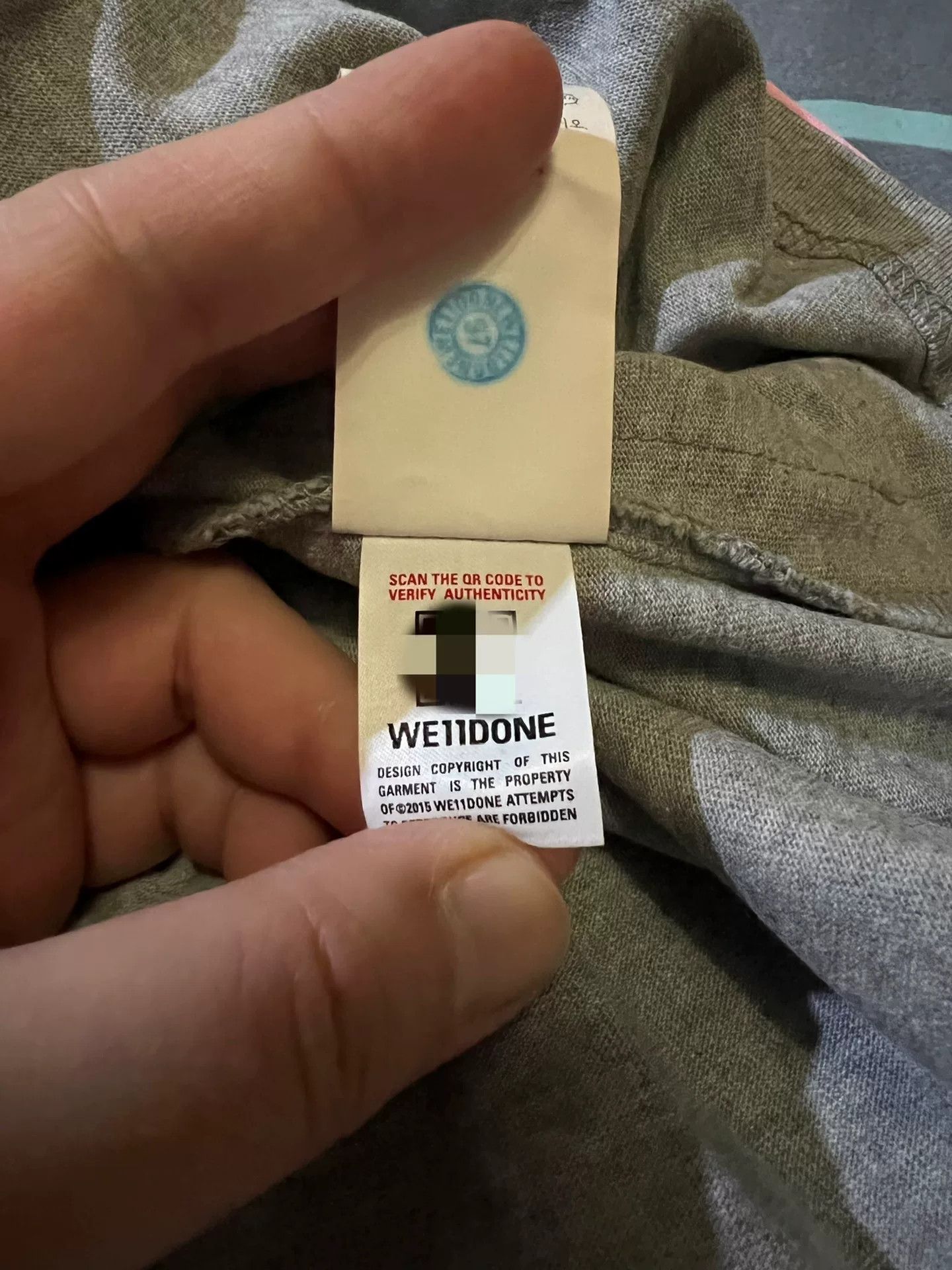 WE11DONE Welldone Two-Tone Layered Slogan Tee Size S / US 4 / IT 40 - 8 Thumbnail