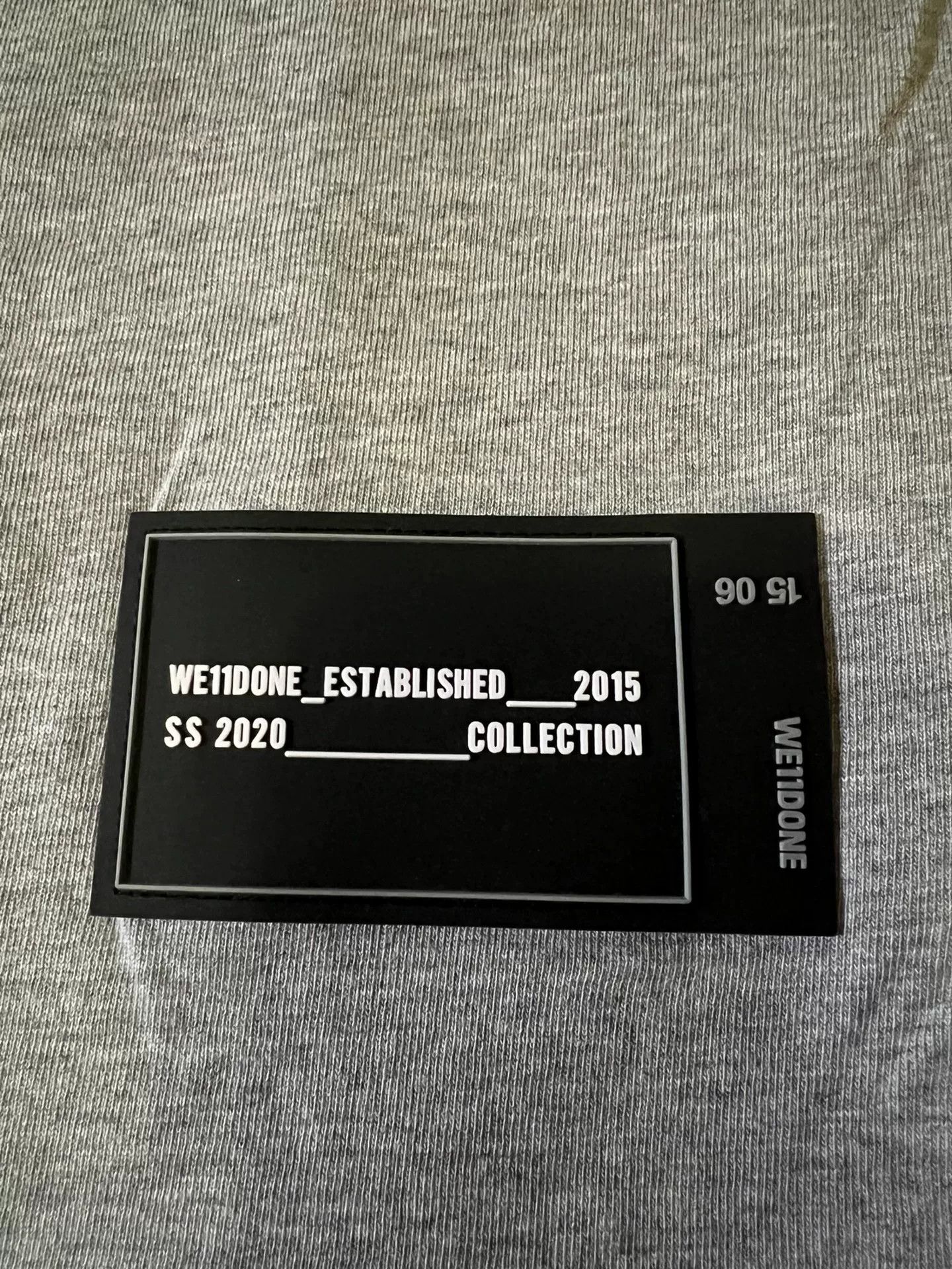 WE11DONE Welldone Two-Tone Layered Slogan Tee Size S / US 4 / IT 40 - 5 Thumbnail