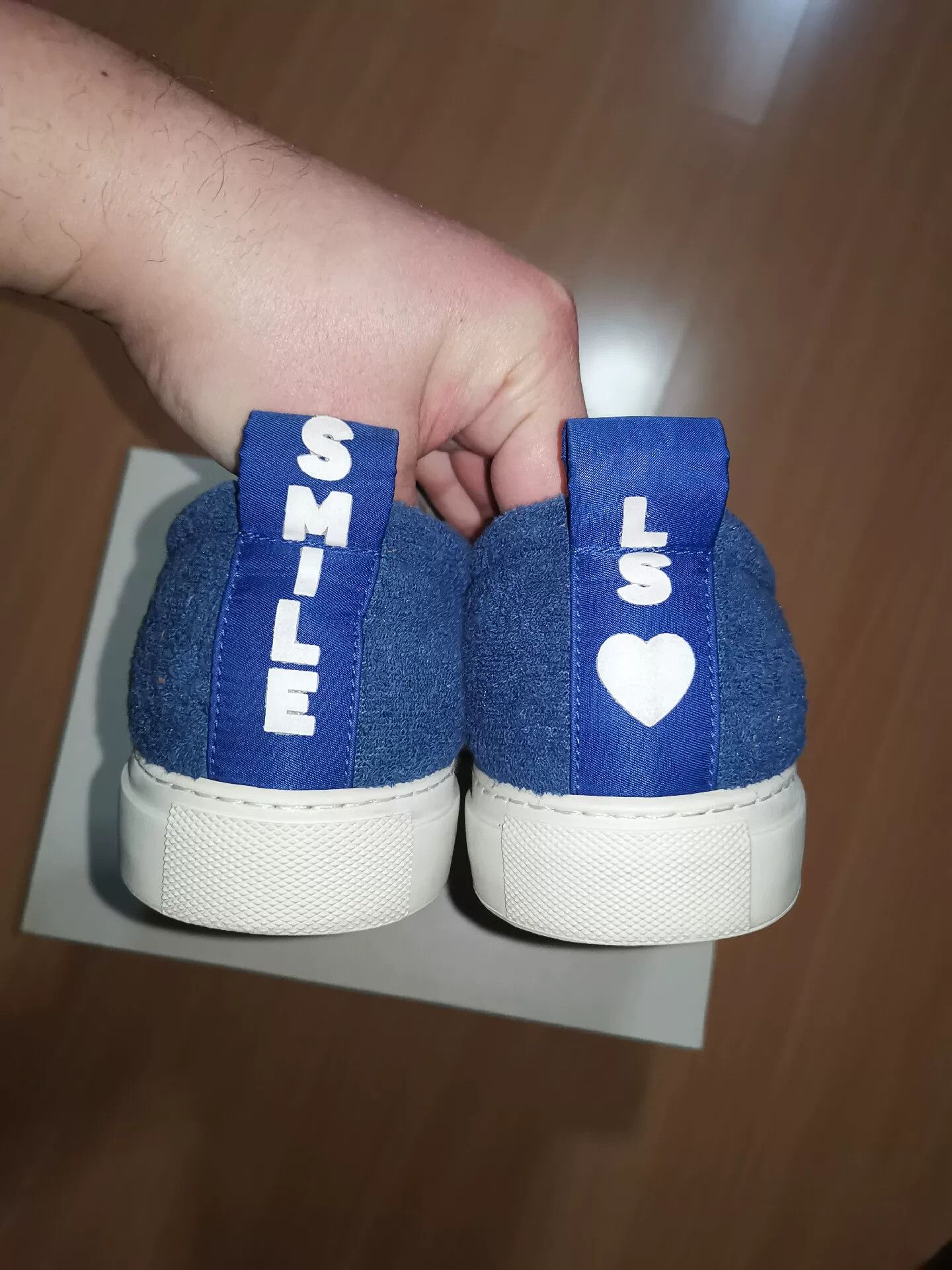 JOSHUA SANDERS Joshua Sanders Suede Smiley Slip-On Shoes Size US 10 / EU 43 - 5 Thumbnail