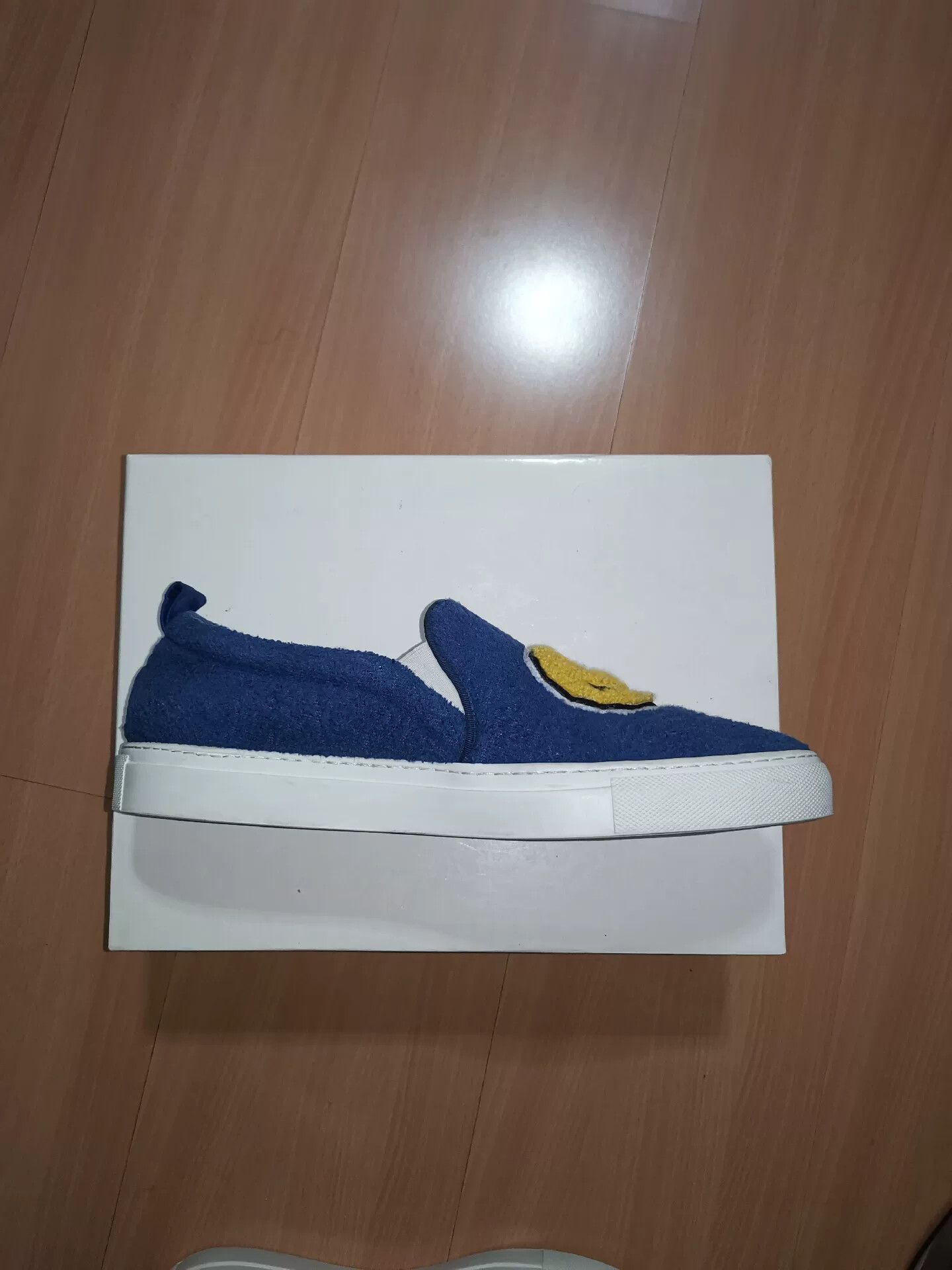JOSHUA SANDERS Joshua Sanders Suede Smiley Slip-On Shoes Size US 10 / EU 43 - 3 Thumbnail