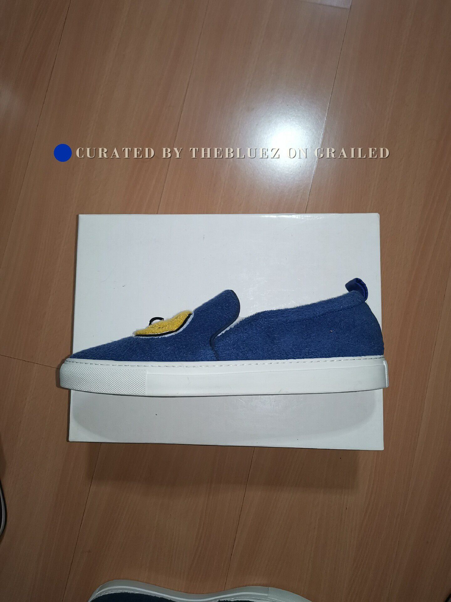 JOSHUA SANDERS Joshua Sanders Suede Smiley Slip-On Shoes Size US 10 / EU 43 - 4 Thumbnail
