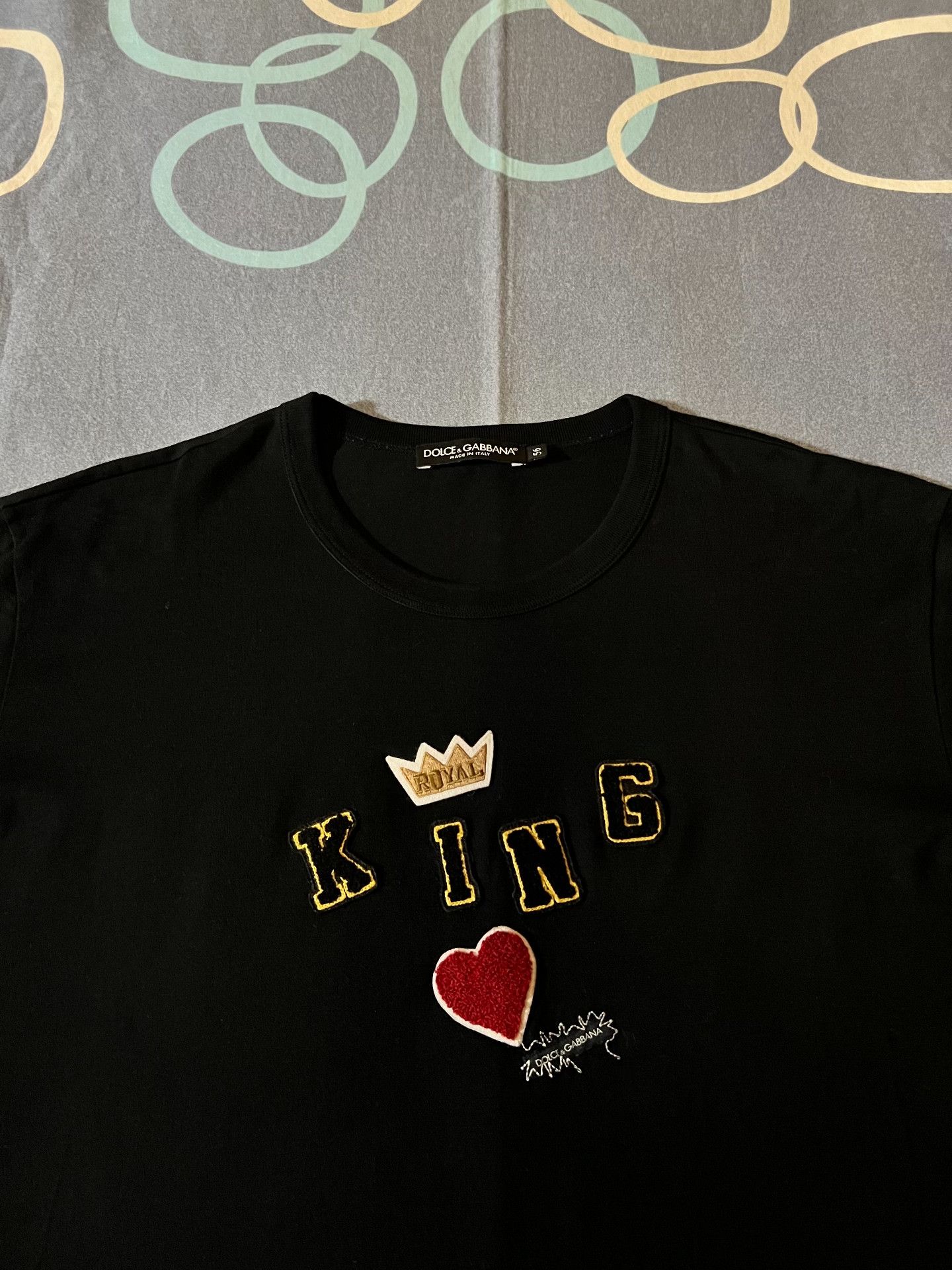 Dolce & Gabbana Dolce & Gabbana Slogan Embroidery T-Shirt Size US XL / EU 56 / 4 - 2 Thumbnail