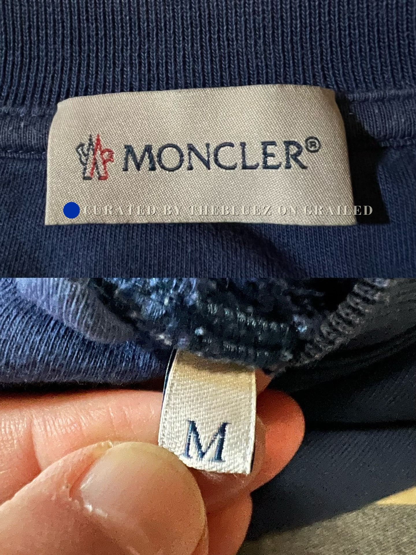 Moncler Moncler Embroidered Graffiti Slogan Sweatshirt Size US M / EU 48-50 / 2 - 9 Thumbnail