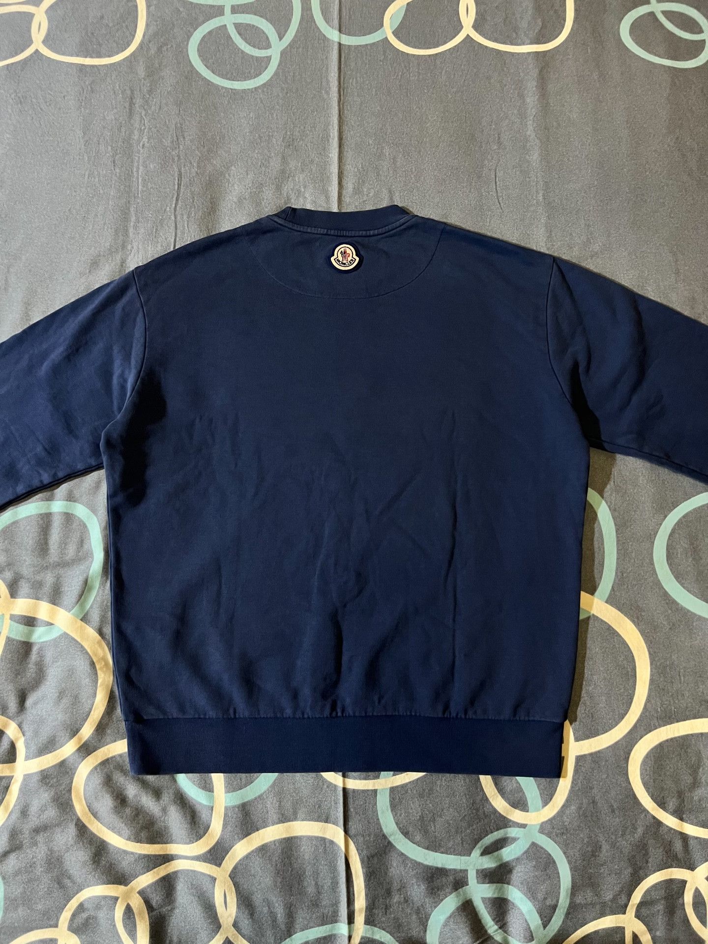 Moncler Moncler Embroidered Graffiti Slogan Sweatshirt Size US M / EU 48-50 / 2 - 2 Thumbnail