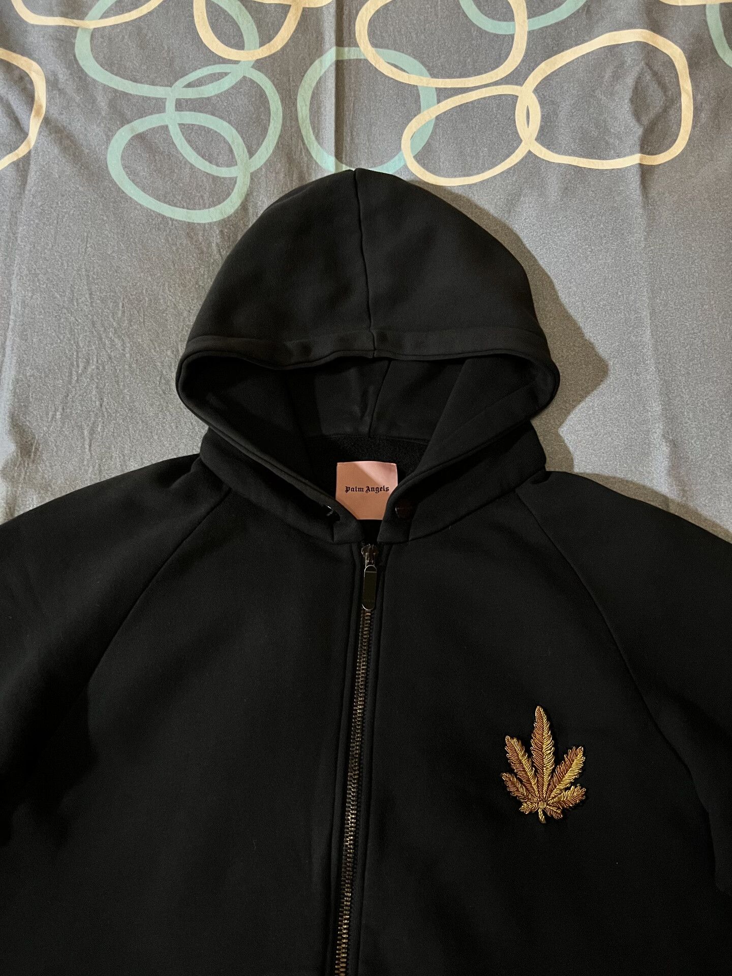 Palm Angels Palm Angels Gold Thread Palm Leaf Sweatshirt Size US XXL / EU 58 / 5 - 2 Thumbnail