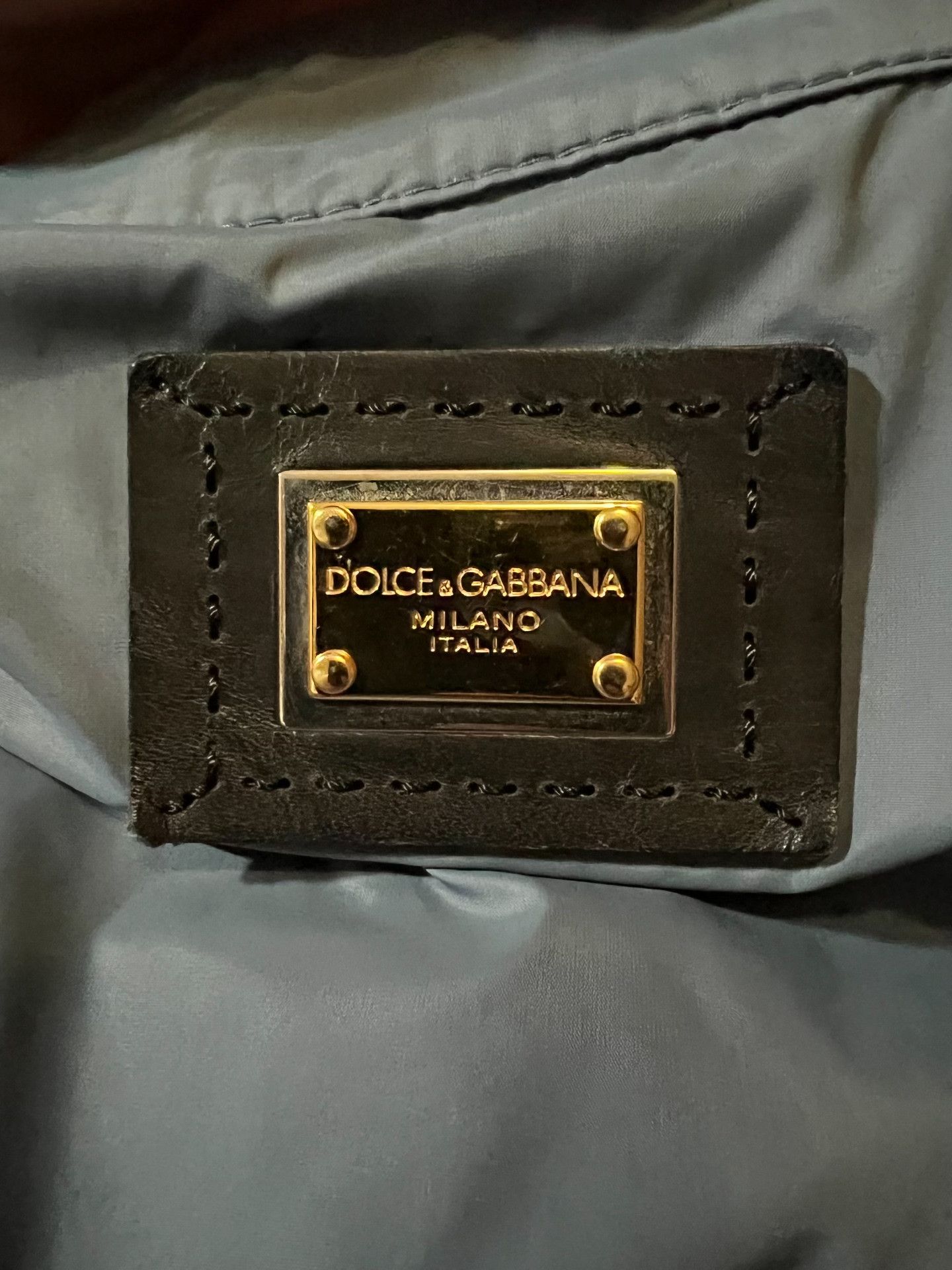 Dolce & Gabbana Dolce & Gabbana Slogan Metal Plate Jacket Size US L / EU 52-54 / 3 - 4 Thumbnail