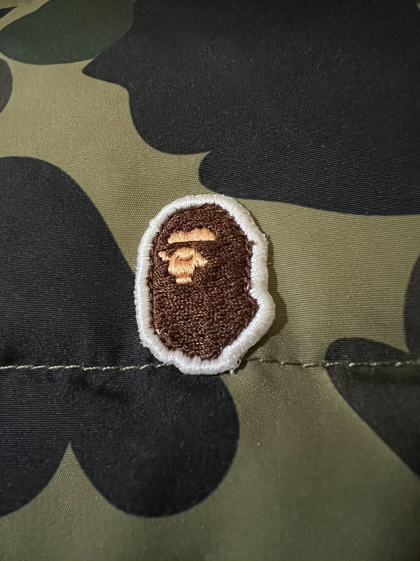 Bape BAPE Camo Embroidered Logo Down Jacket Size US XL / EU 56 / 4 - 3 Thumbnail