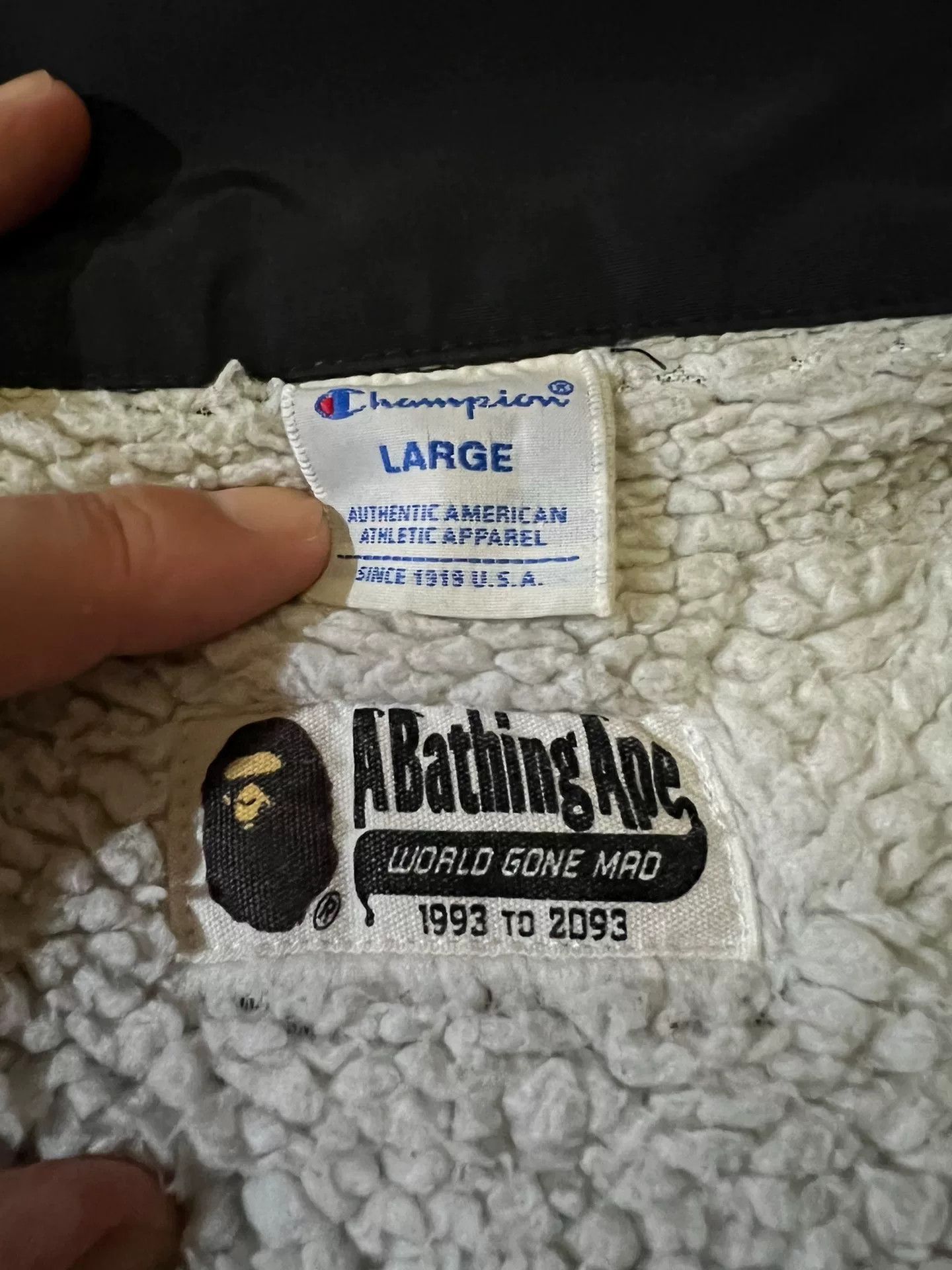 Bape BAPE x Champion Embroidered Coach Jacket Size US L / EU 52-54 / 3 - 6 Thumbnail