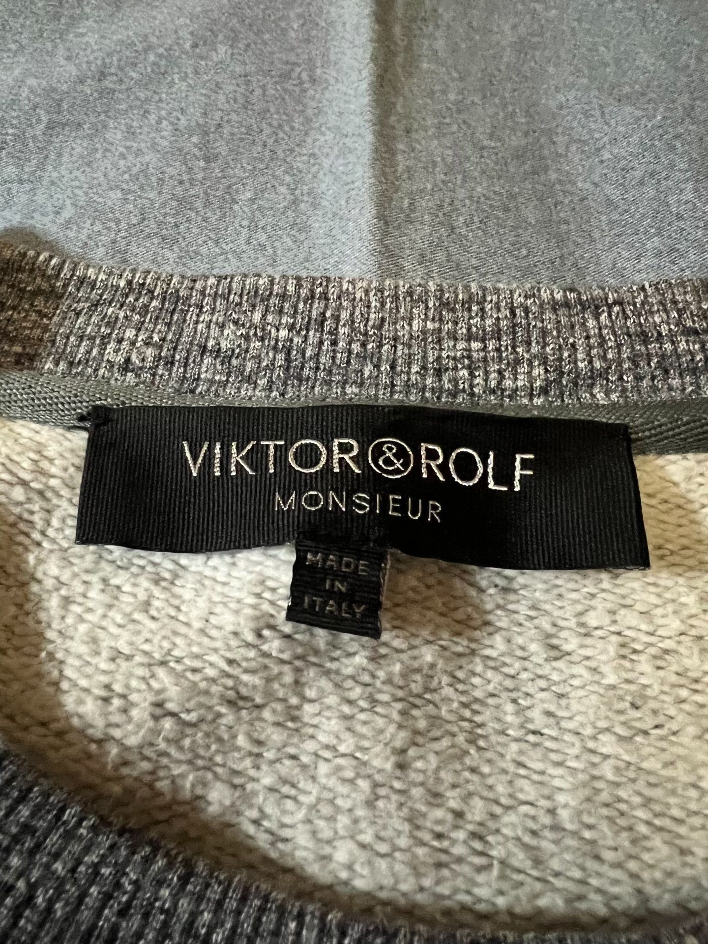 Viktor & Rolf Viktor&Rolf Fleece-Lined Thick Sweatshirt Size US XL / EU 56 / 4 - 3 Thumbnail
