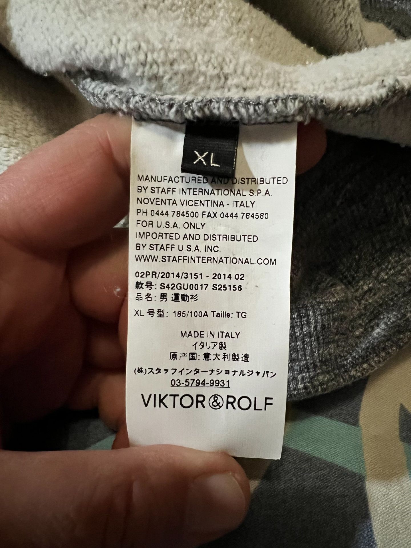 Viktor & Rolf Viktor&Rolf Fleece-Lined Thick Sweatshirt Size US XL / EU 56 / 4 - 5 Thumbnail